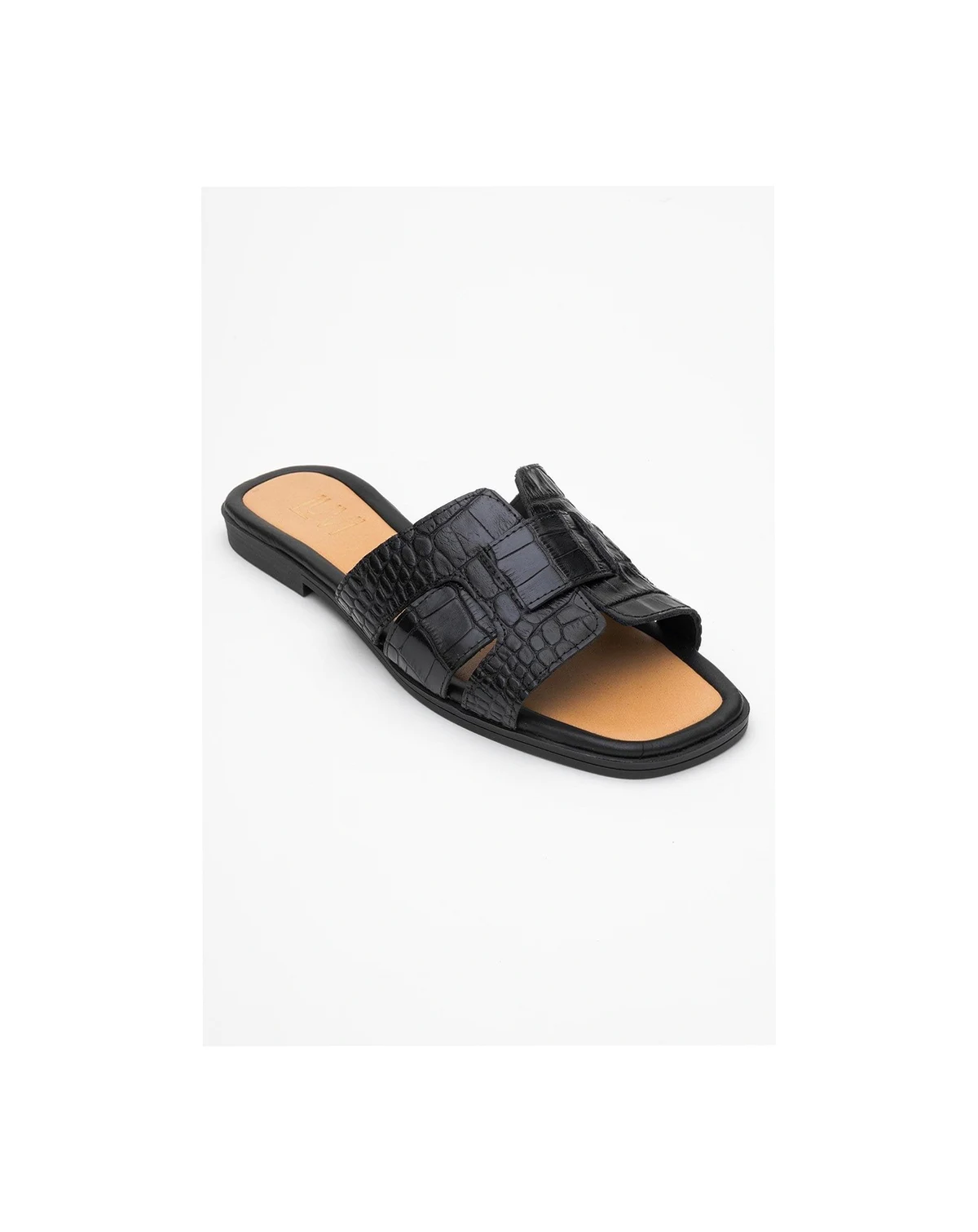 Notre Leather Slide Sandal (Women)