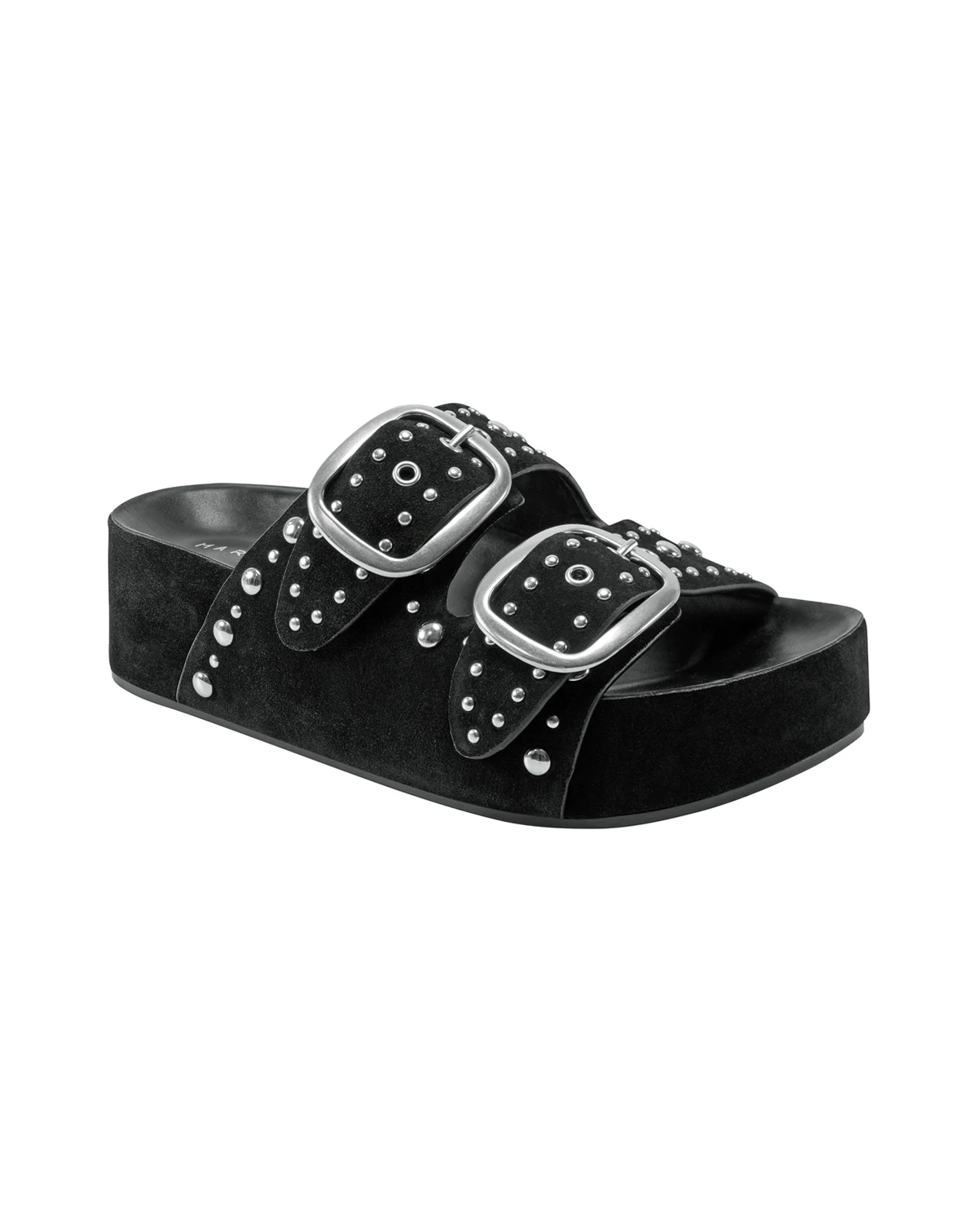 Women's Sayge Studded Double Band Flatform Sandals