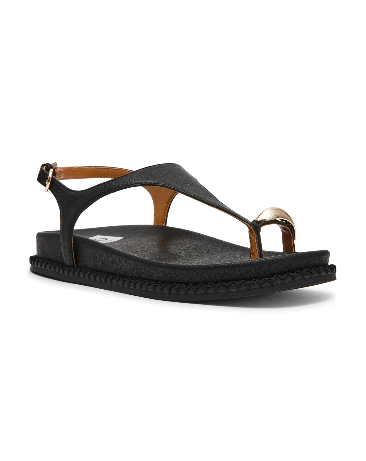 Women's Pacey Round Toe Ring Footbed Flat Sandals