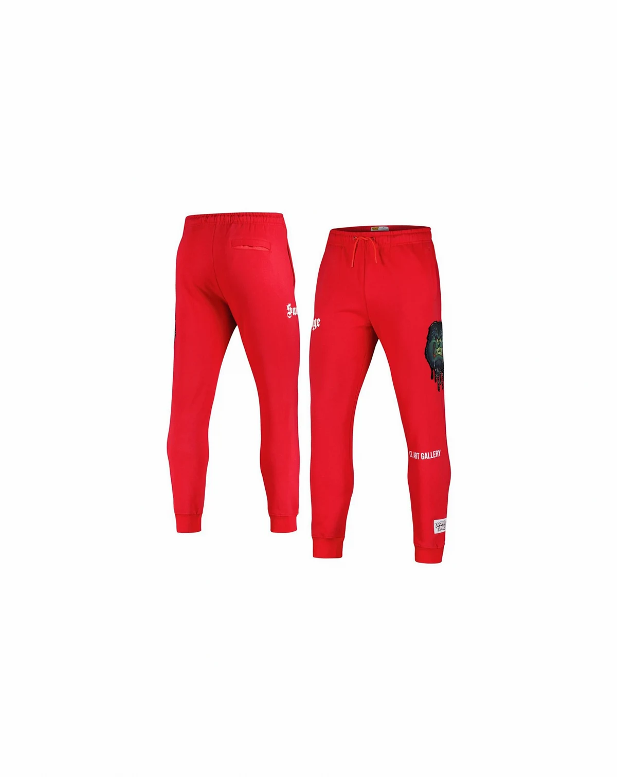 Men's Red Looney Tunes Taz Savage Jogger Pants