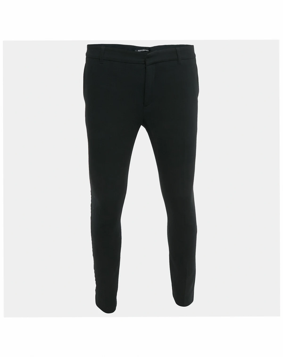 Men's Black Cotton Trousers