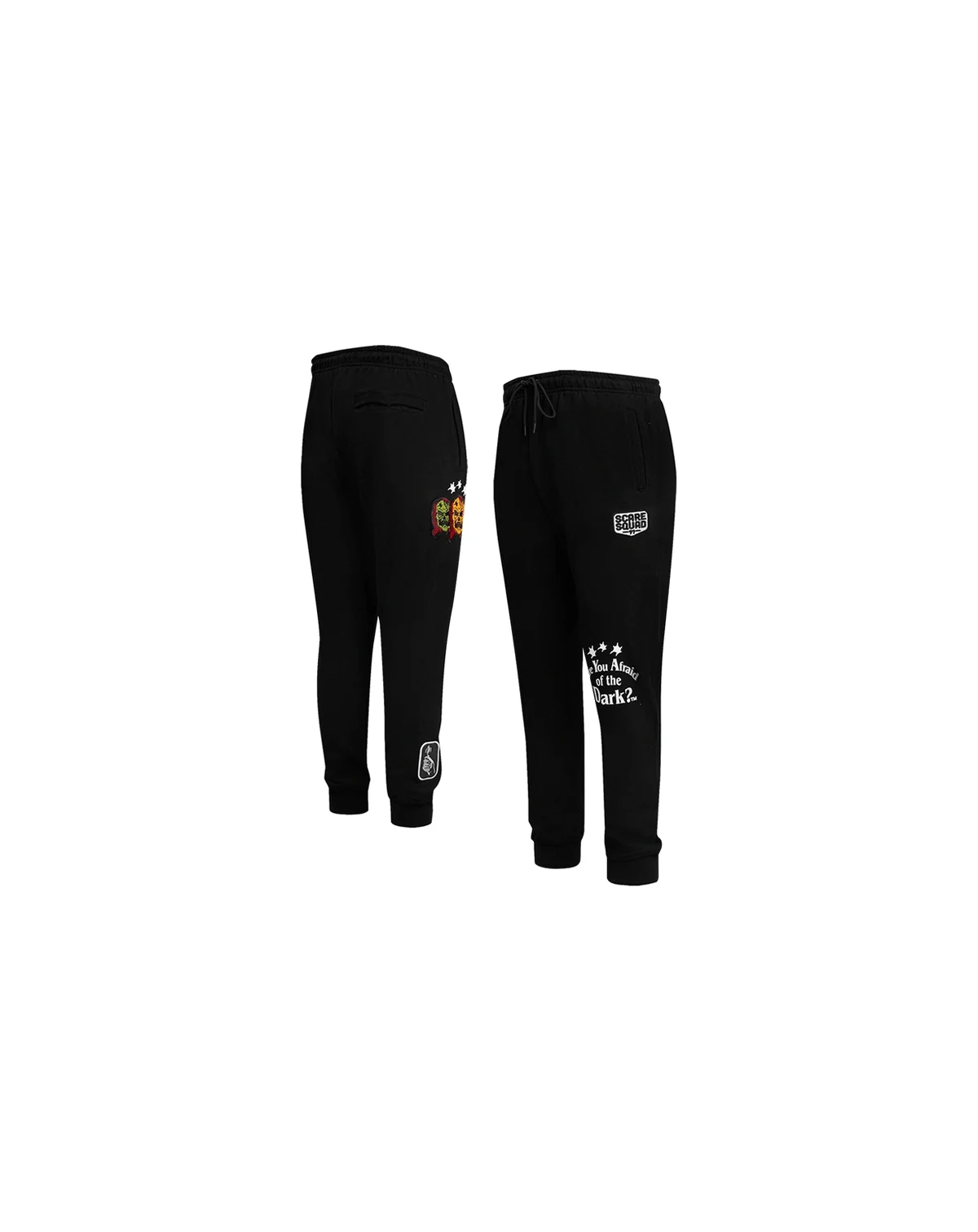 Men's Black Are You Afraid of the Dark Keep It Creepy Joggers