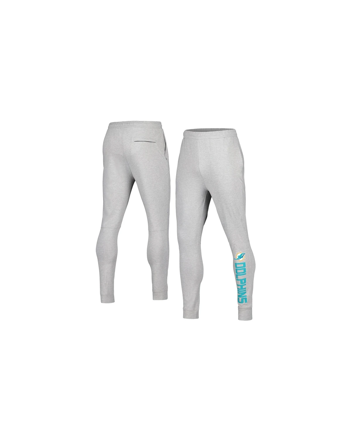Men's Gray Miami Dolphins Lounge Jogger Pants