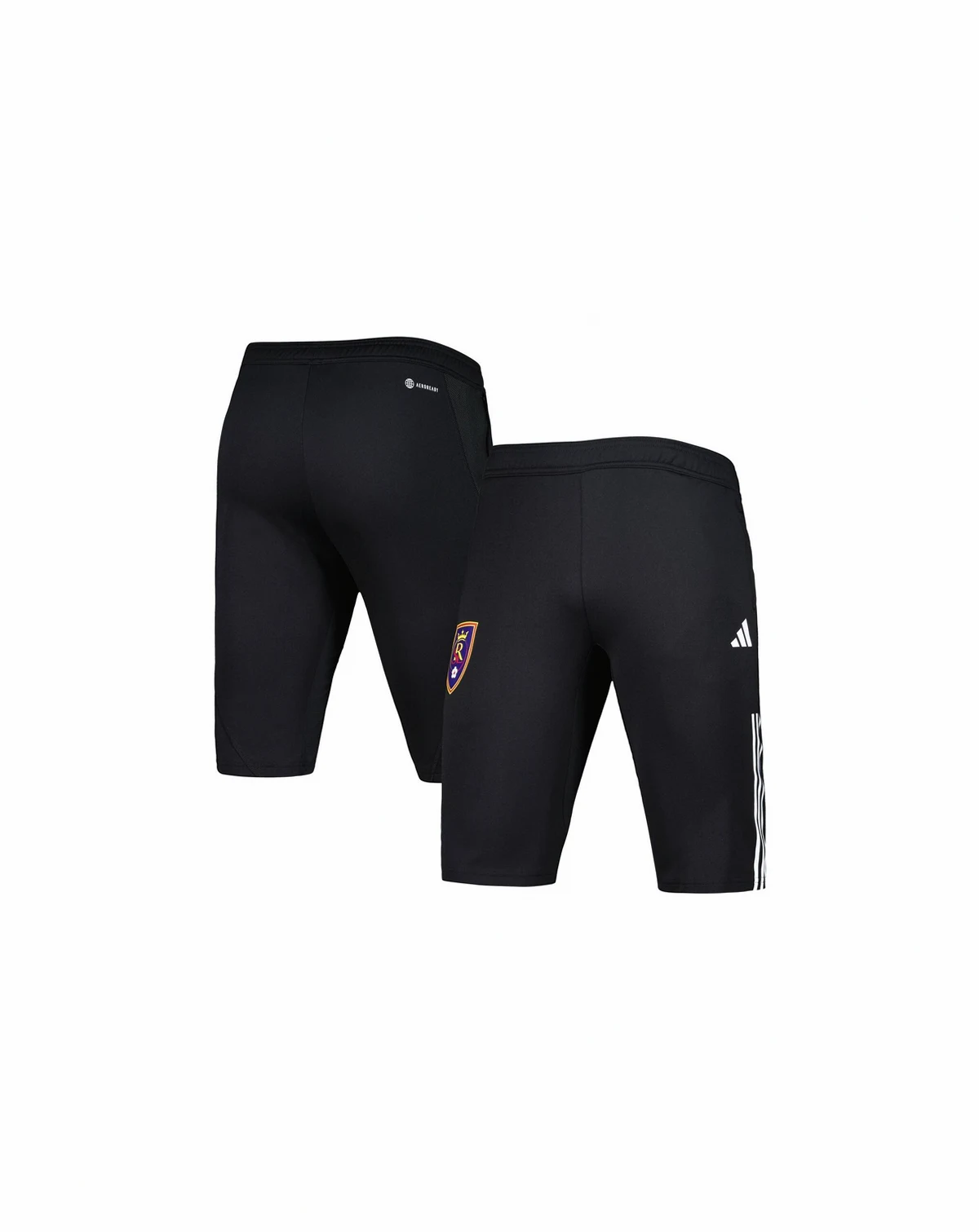 Men's Black Real Salt Lake 2023 On-Field Training AEROREADY Half Pants