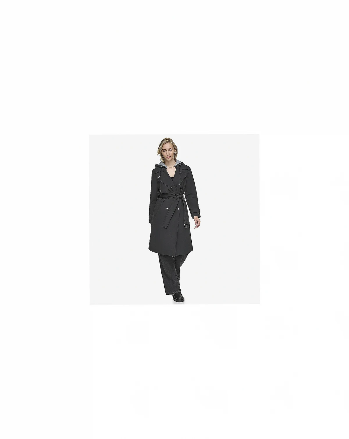 Women's Evesham Mixed Media Insulated Trench Coat