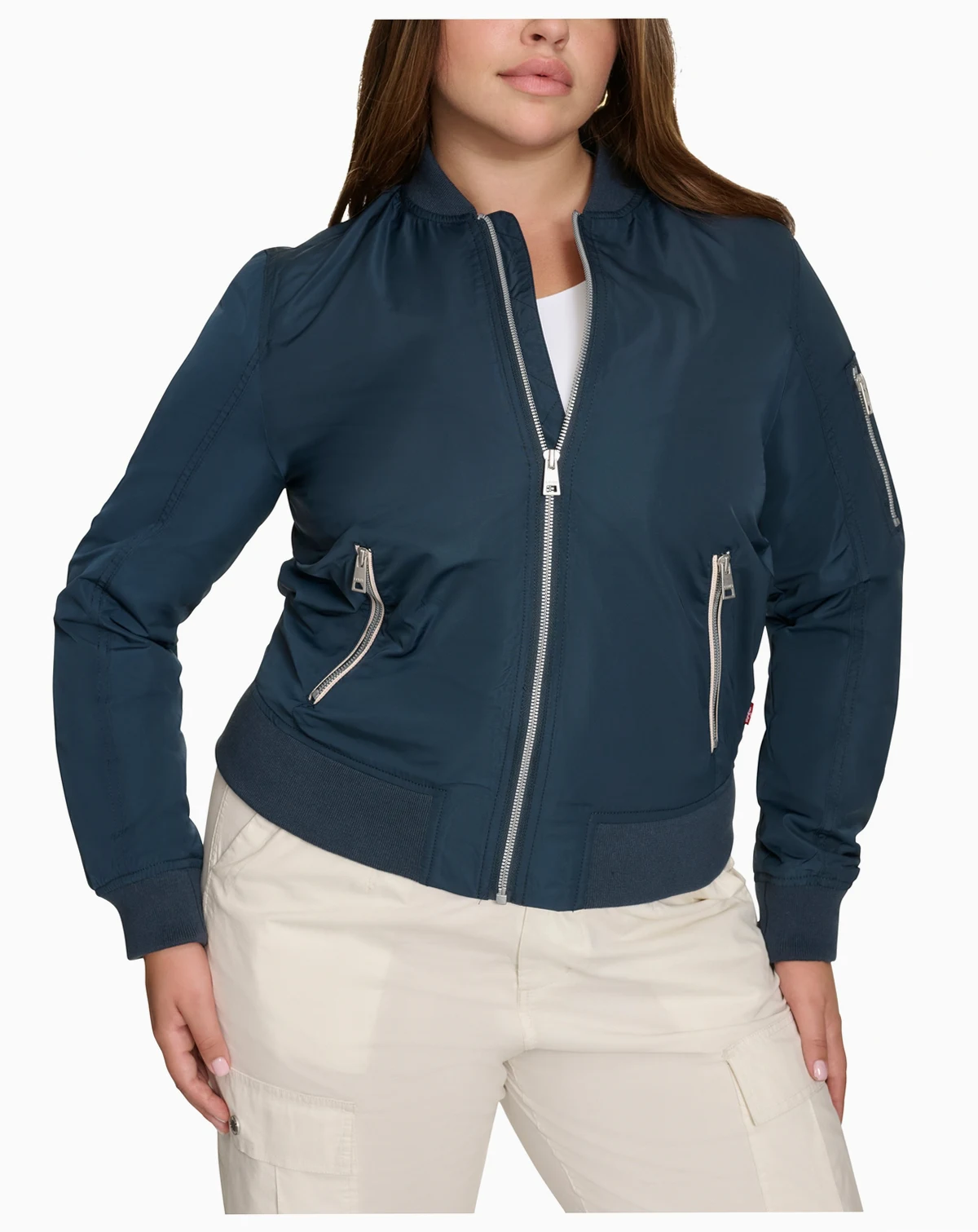 Trendy Plus Size Melanie Bomber Jacket