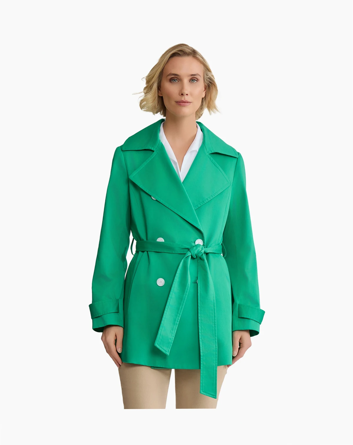 Women's Double Breasted Trench Jacket