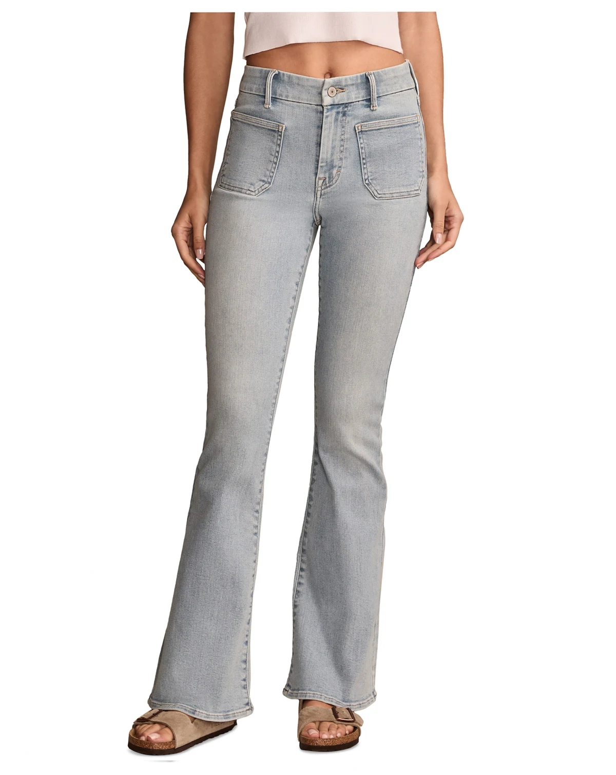 Women's High-Rise Stevie Flare-Leg Denim Jeans
