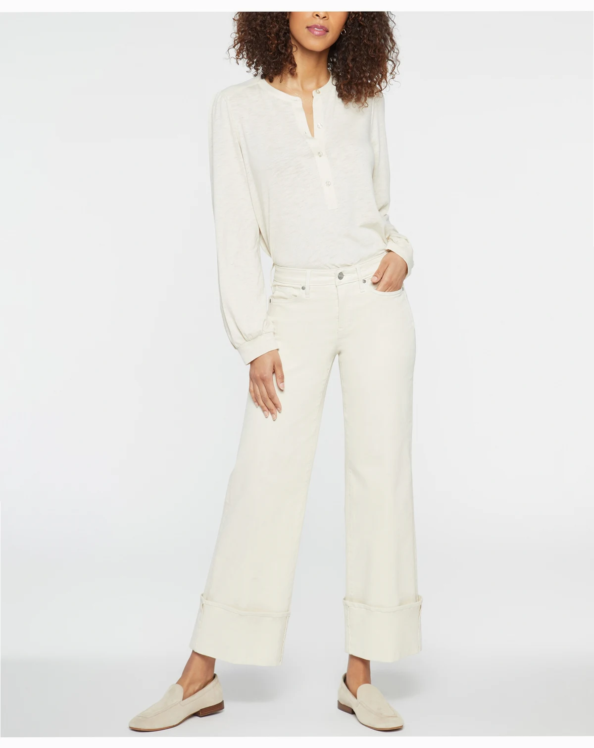 Women's Teresa Wide Leg Wide Cuff Jeans