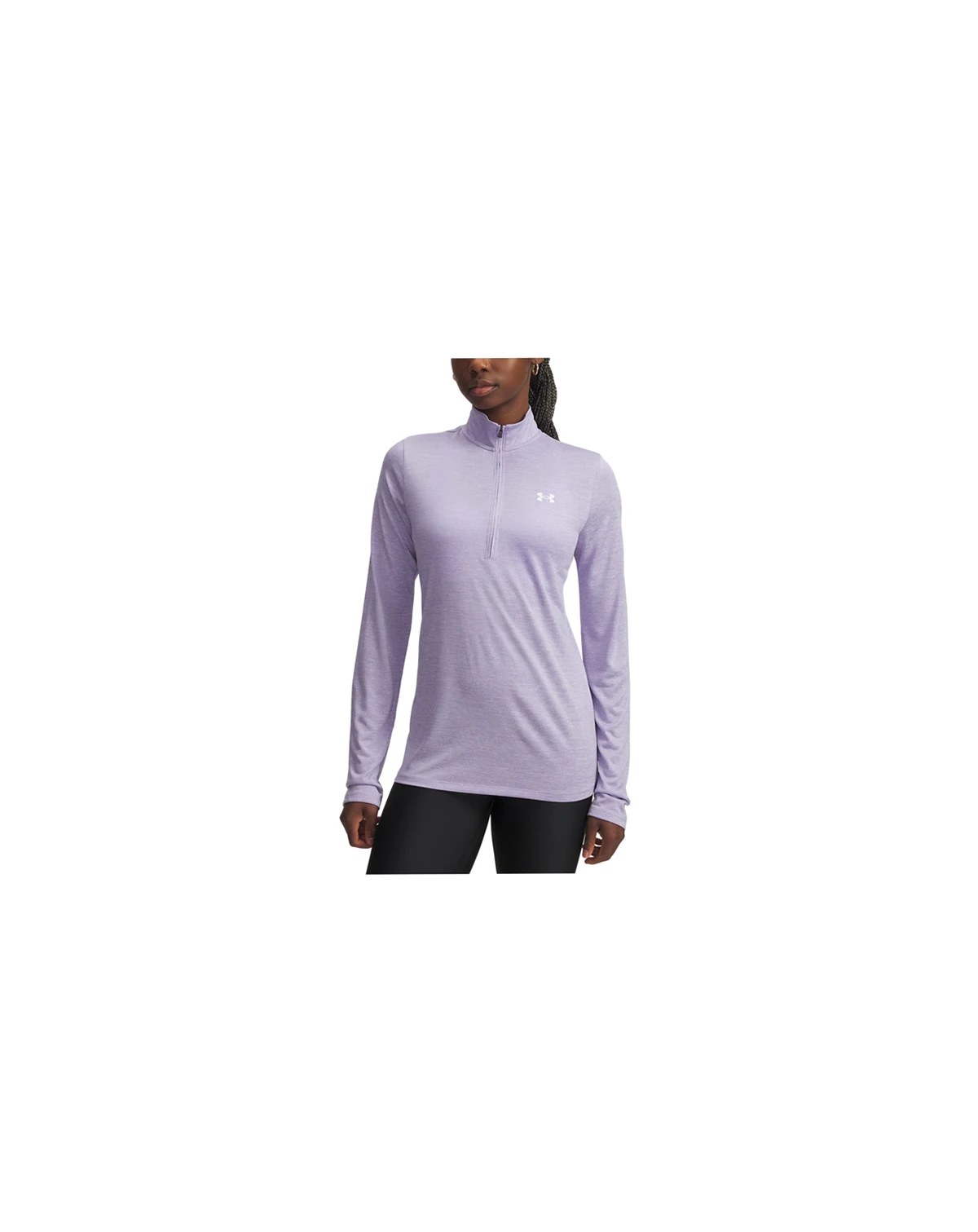 Women's Twist Tech Quarter-Zip Logo Top