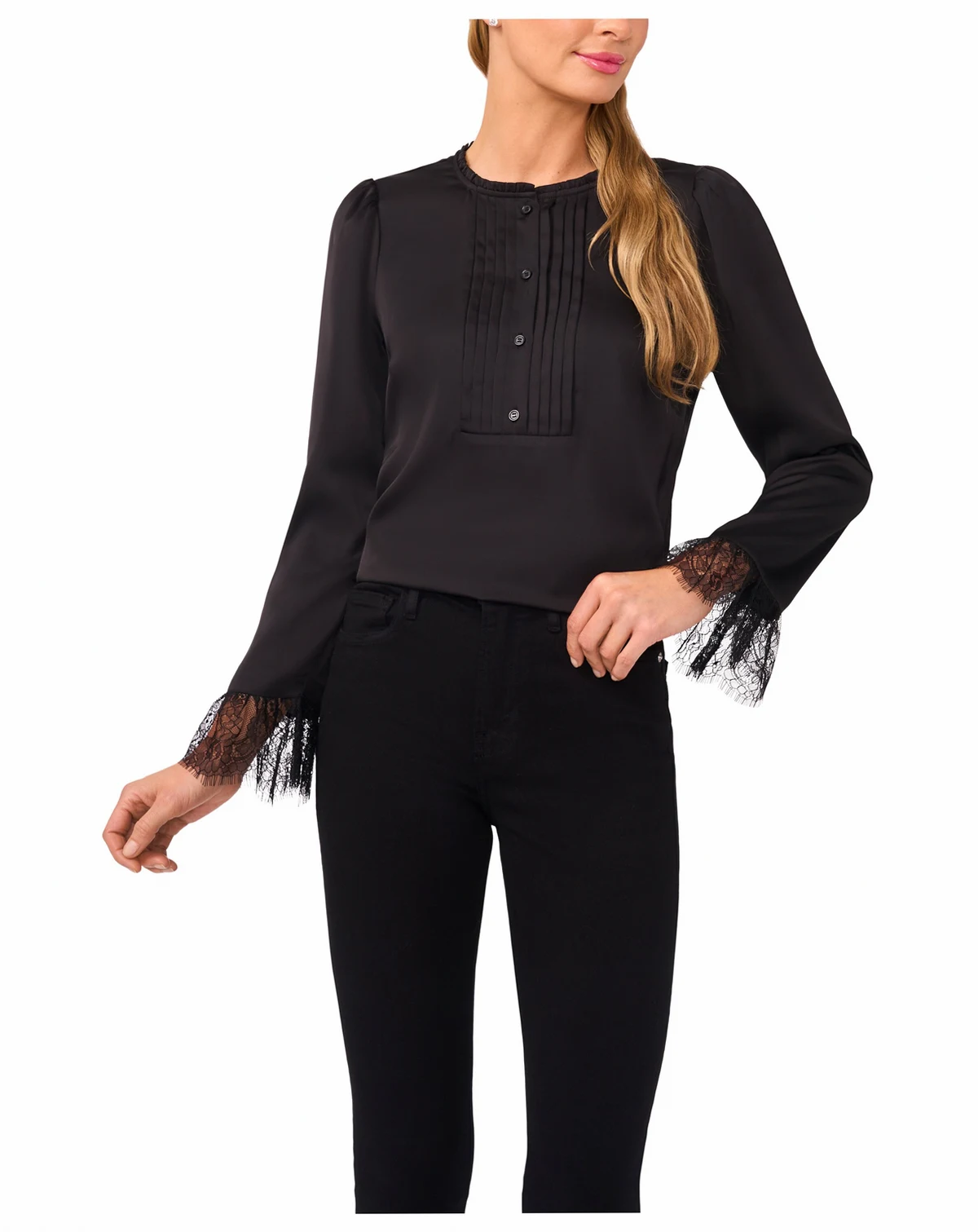 Women's Long Sleeve Button Down Blouse