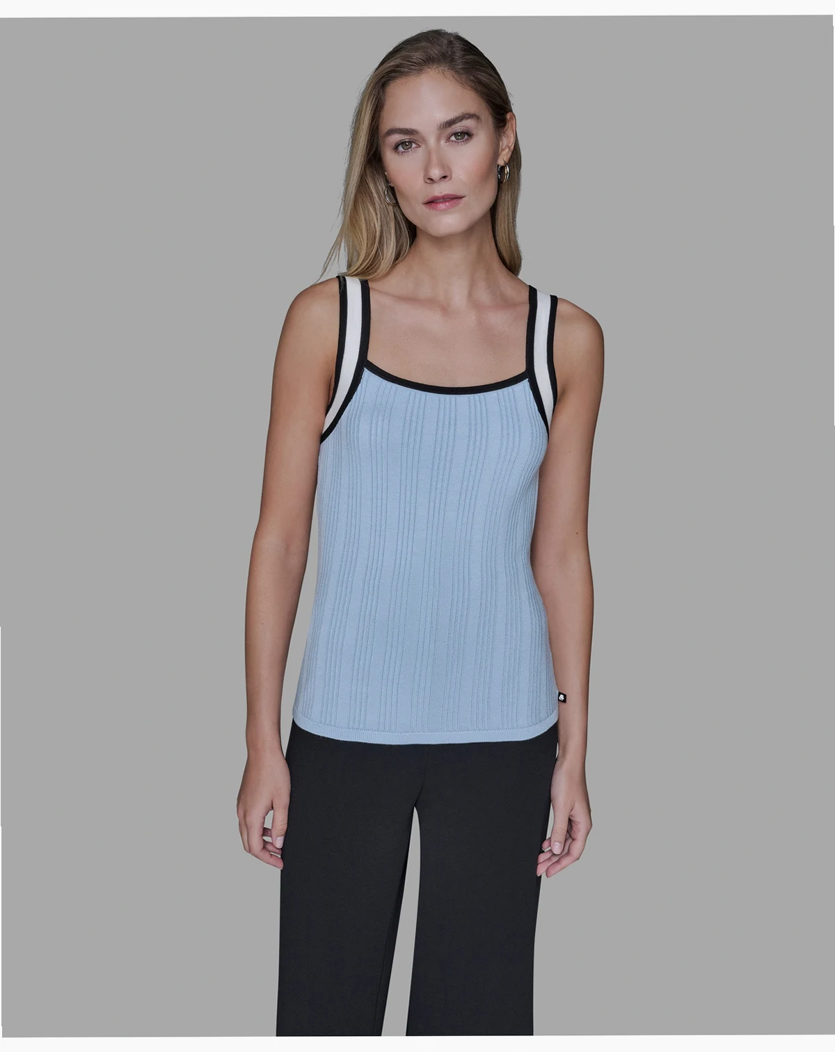 Women's Contrast Sleeveless Tank Top