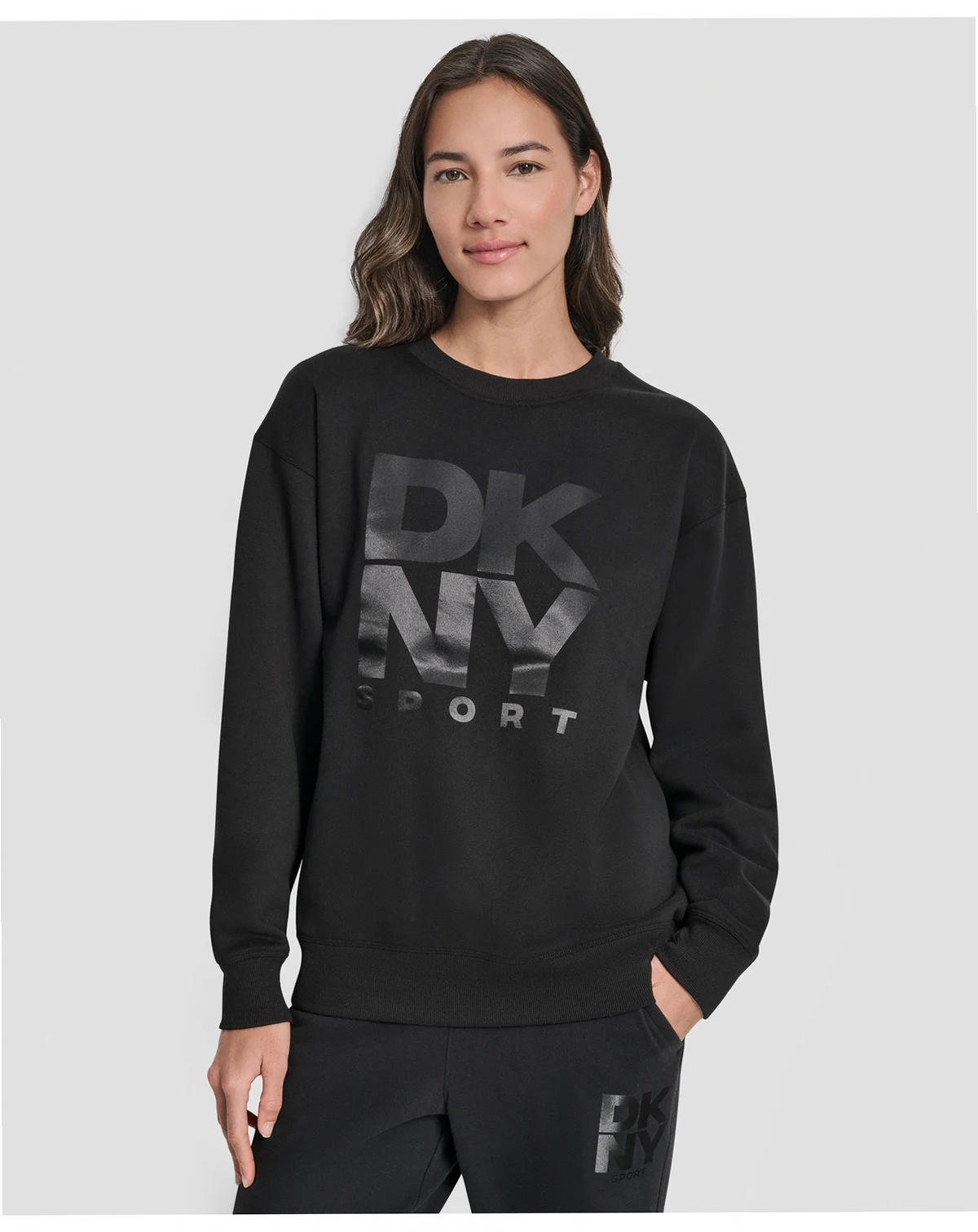 Women's Transfer Logo Crew Neck Sweatshirt