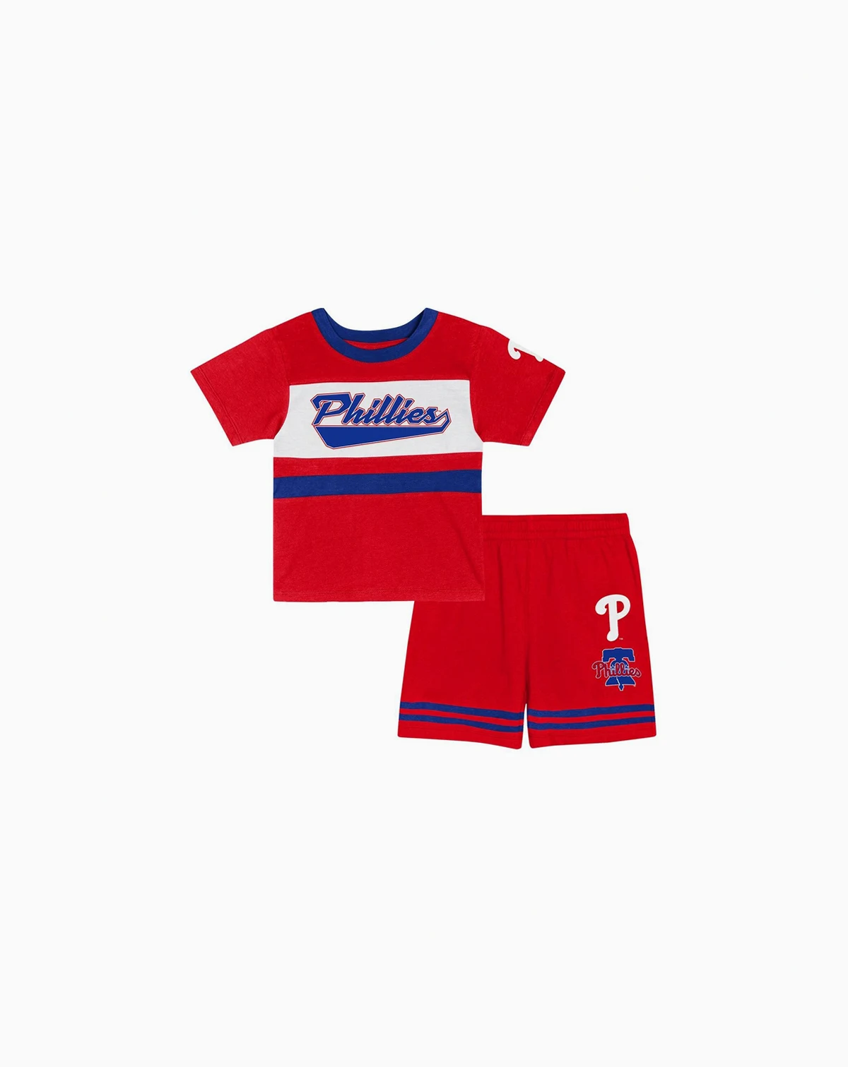 Toddler 2-Piece Red Philadelphia Phillies Bonus Ball T-Shirt and Shorts Set