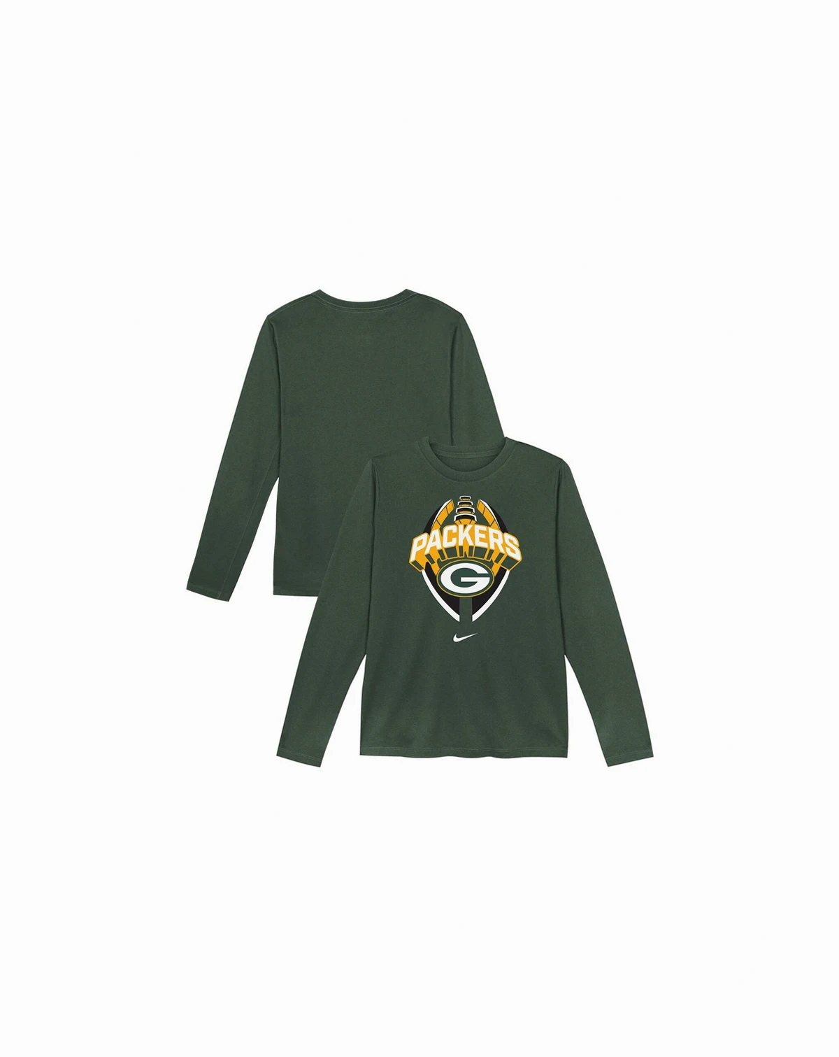 Toddler Green Bay Packers Primetime Legend Icon Long Sleeve Performance T-Shirt