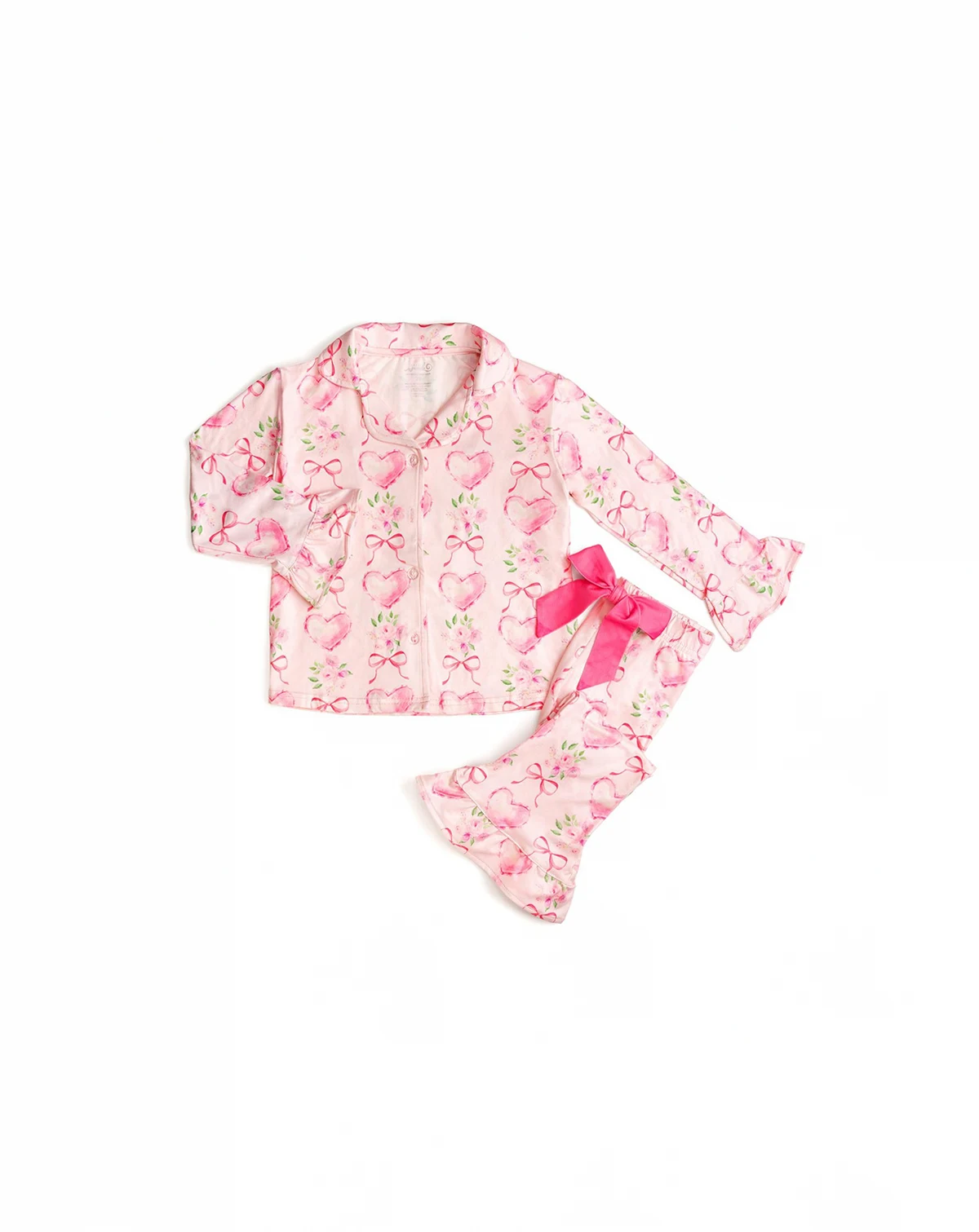 Little Girls Heart Floral Trellis Lounge Set