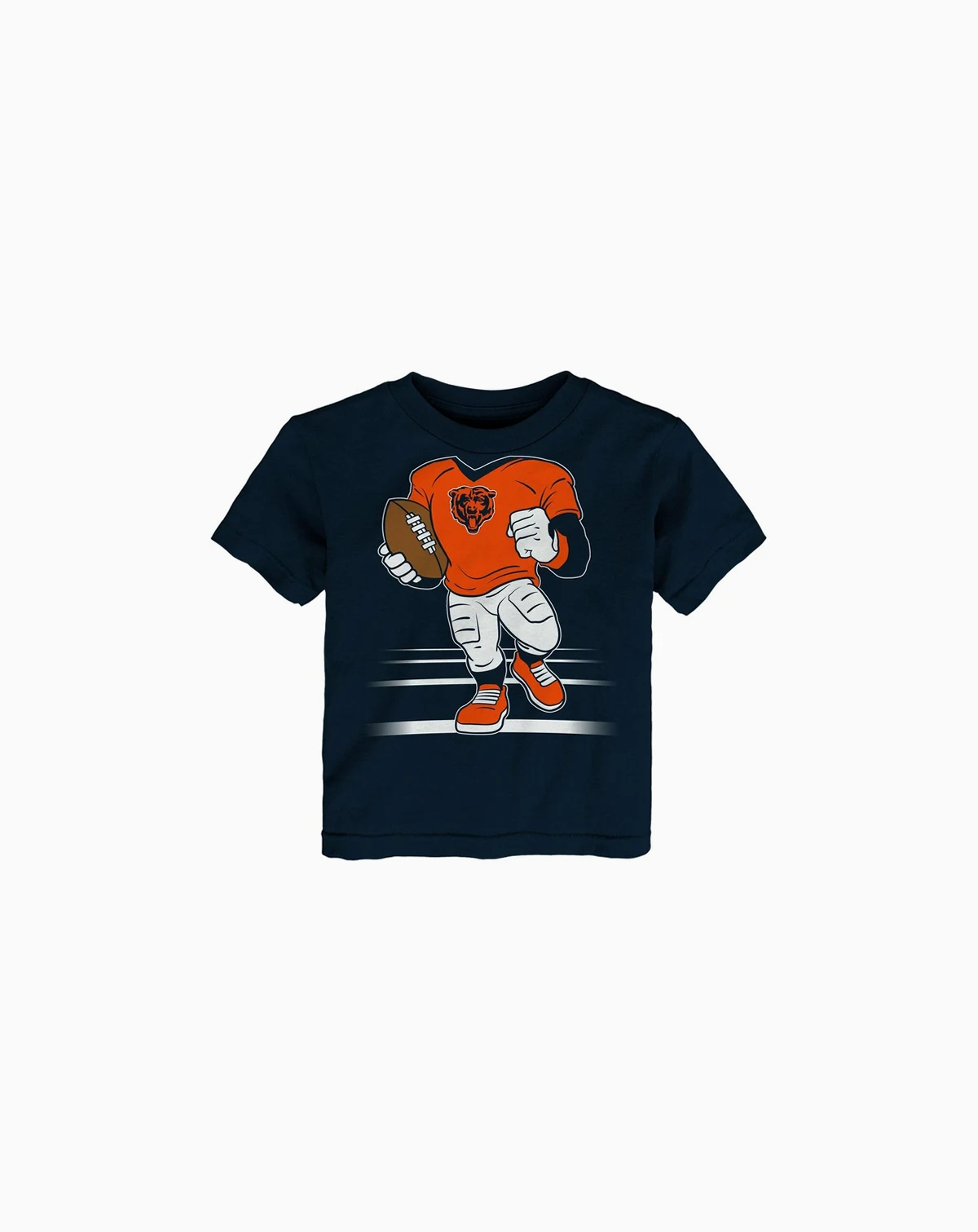 Toddler Navy Chicago Bears Game Fit T-Shirt
