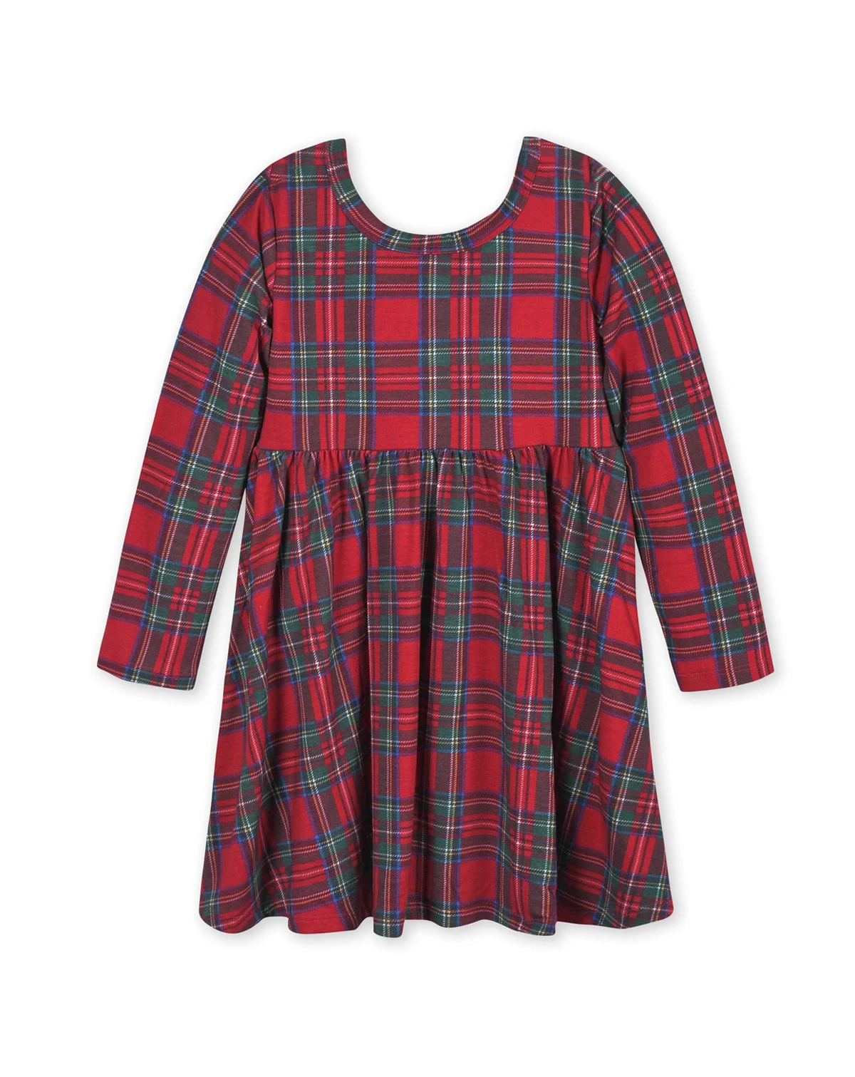 Toddler Girls Holiday Plaid About You Long Sleeve Dress
