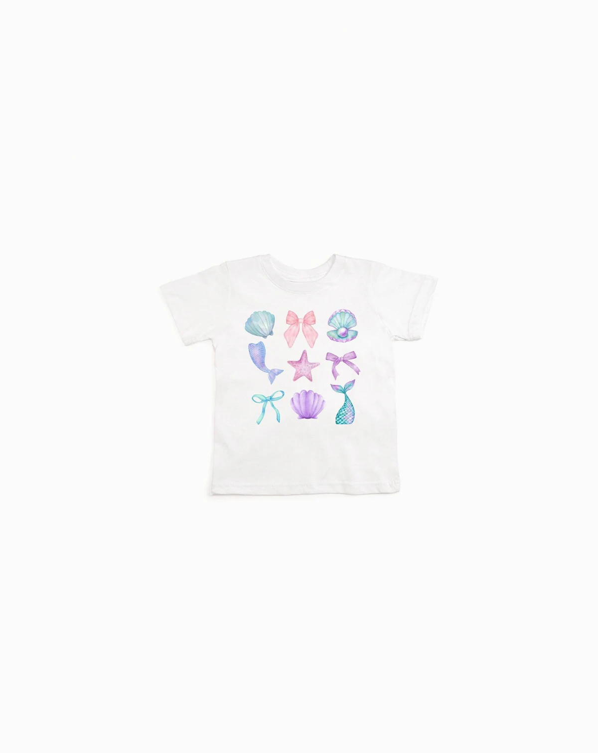 Toddler Girls Mermaid Cutie Short Sleeve T-Shirt