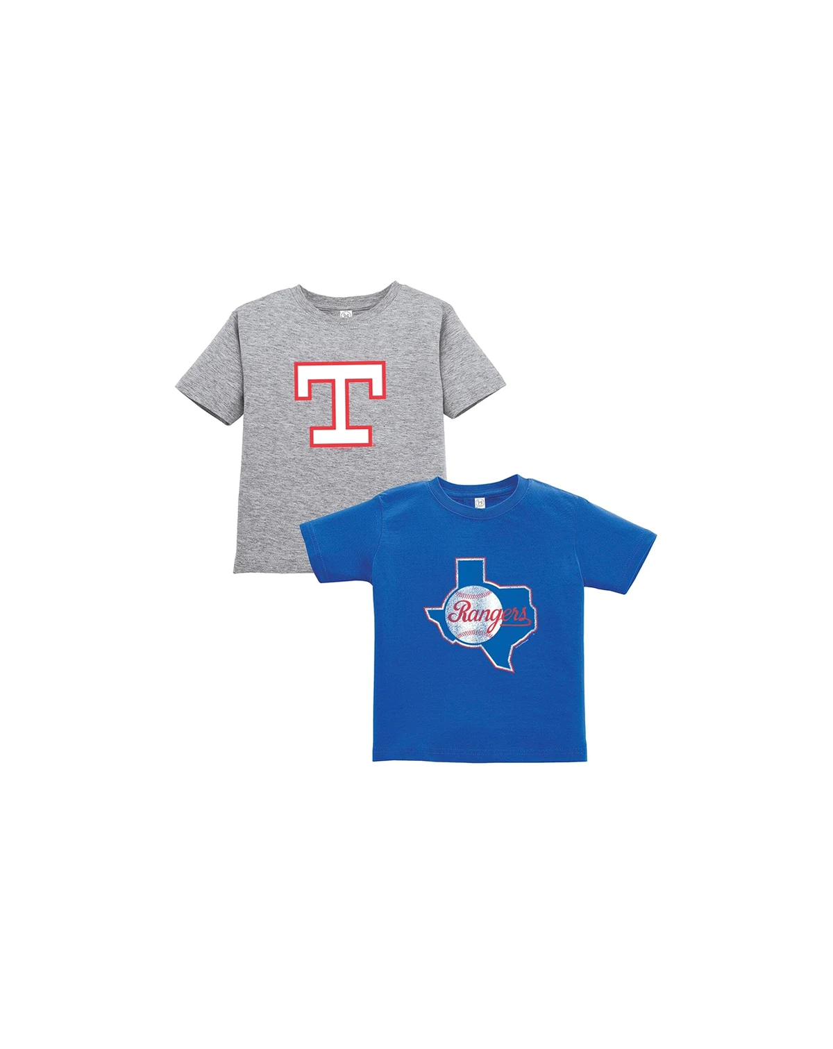 Toddler 2-Pack Royal/Gray Texas Rangers Cooperstown Collection T-Shirt Set