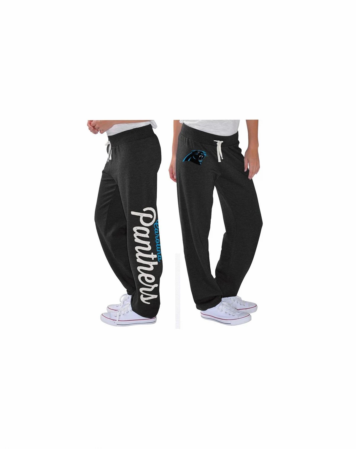 Women's Black Carolina Panthers Scrimmage Fleece Pants