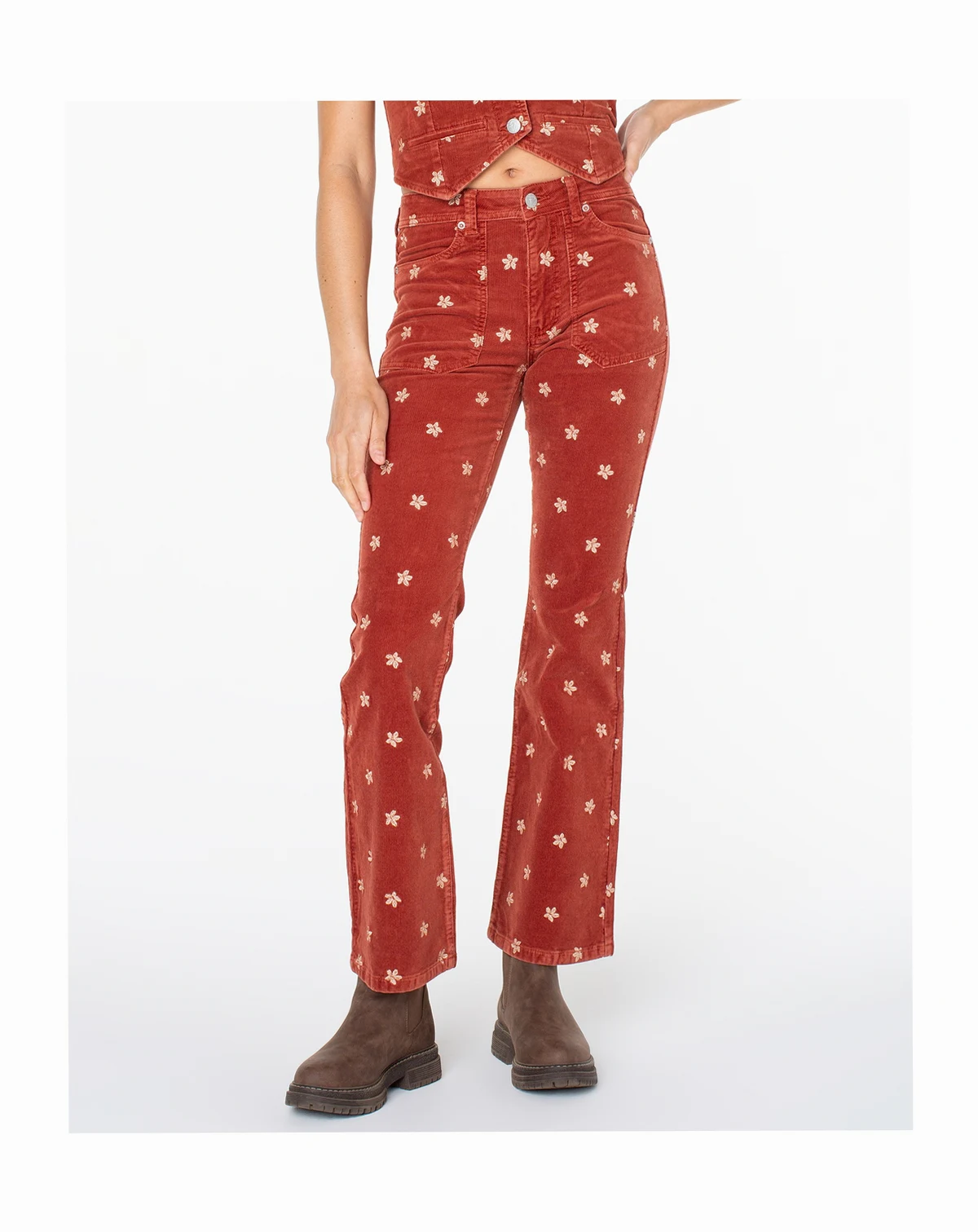 Women's High Rise Seychelles Corduroy Pants