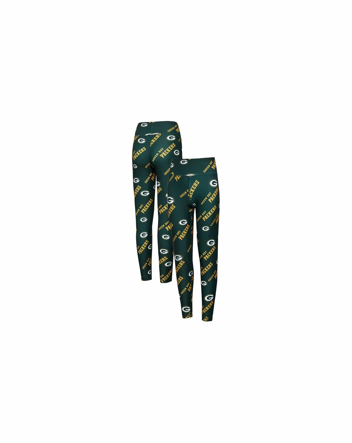 Women's Green Bay Packers Breakthrough Allover Print Knit Sleep Leggings