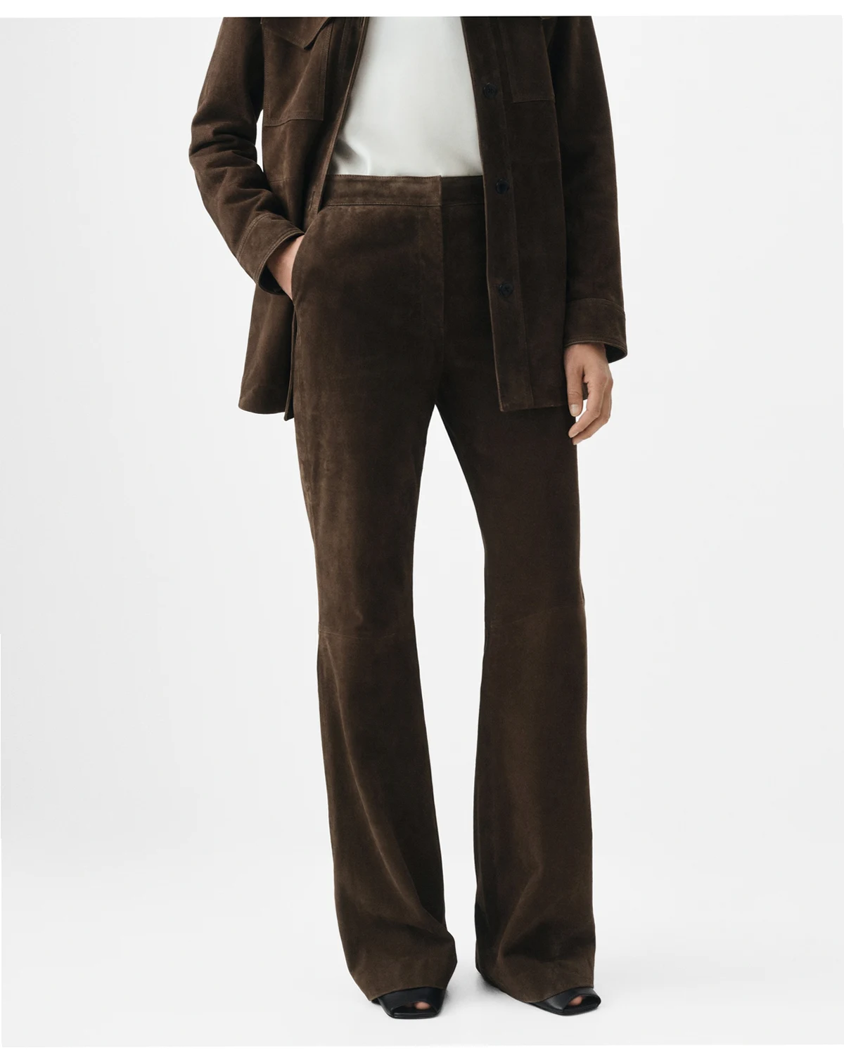 Women's Selection Suede Flare Pants