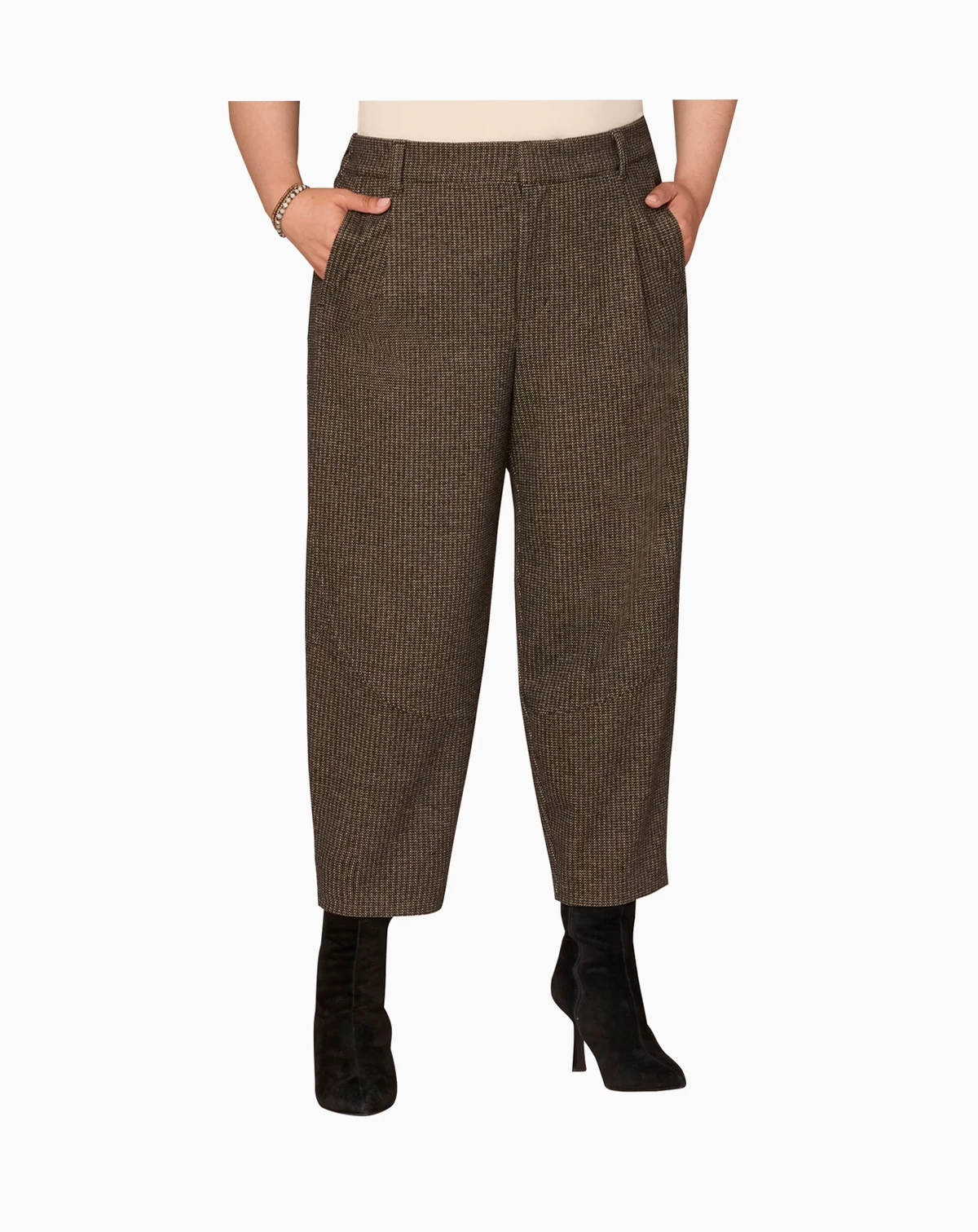 Plus Size Ultra Skyrise Balloon Barrel Pants