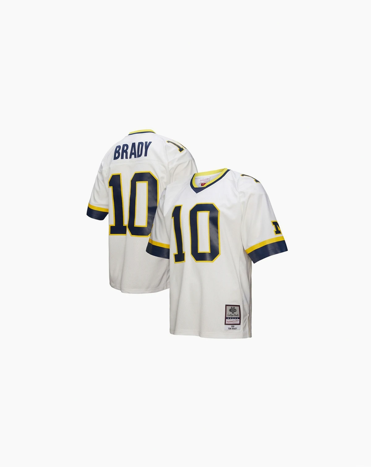 Men's Tom Brady White Michigan Wolverines 1999 Legacy Jersey