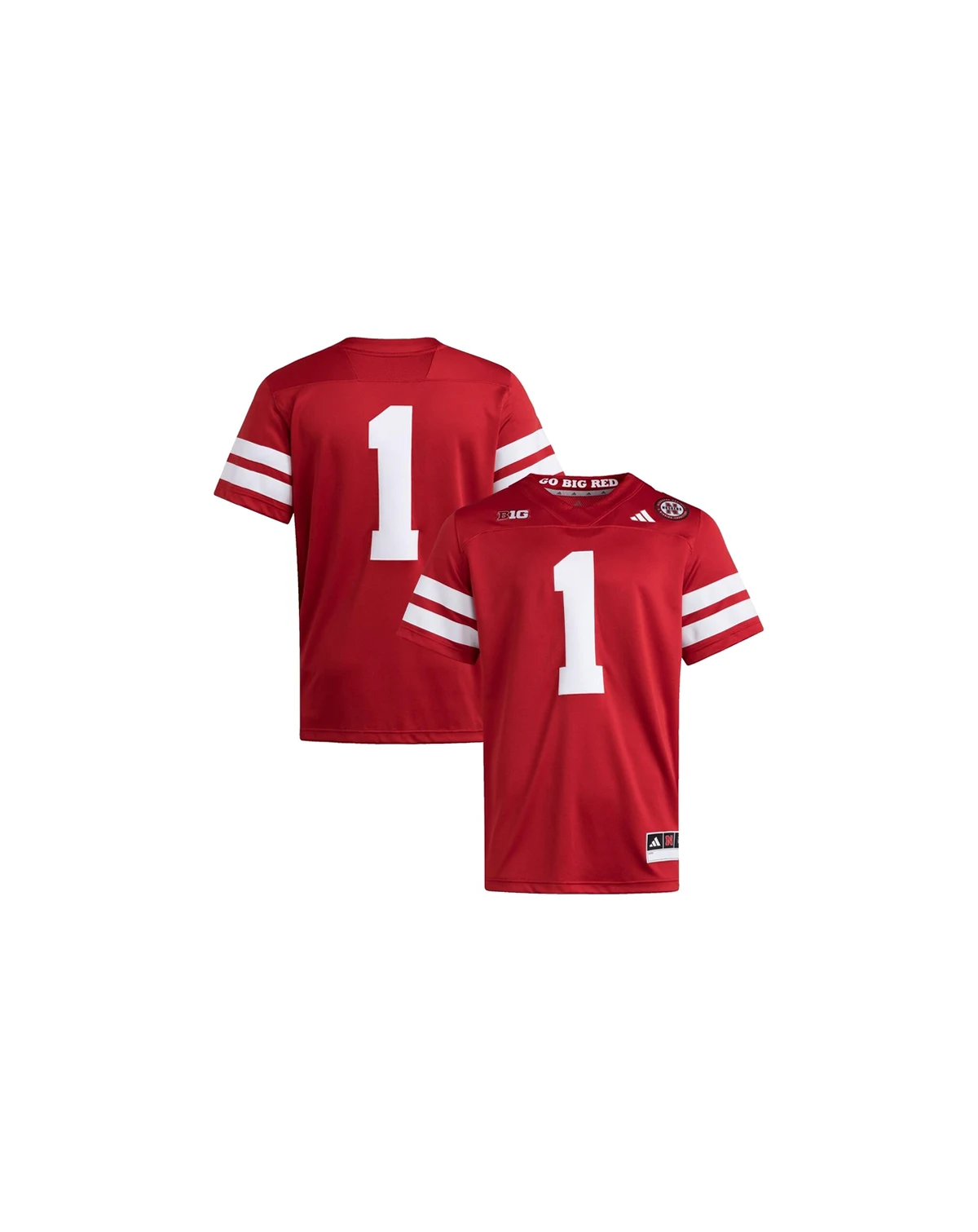 Men's 1 Scarlet Nebraska Huskers Premier Jersey
