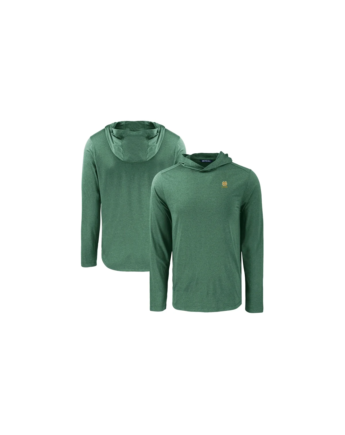 Men's Green Notre Dame Fighting Irish Coastline Epic Comfort Eco Long Sleeve Hoodie T-Shirt
