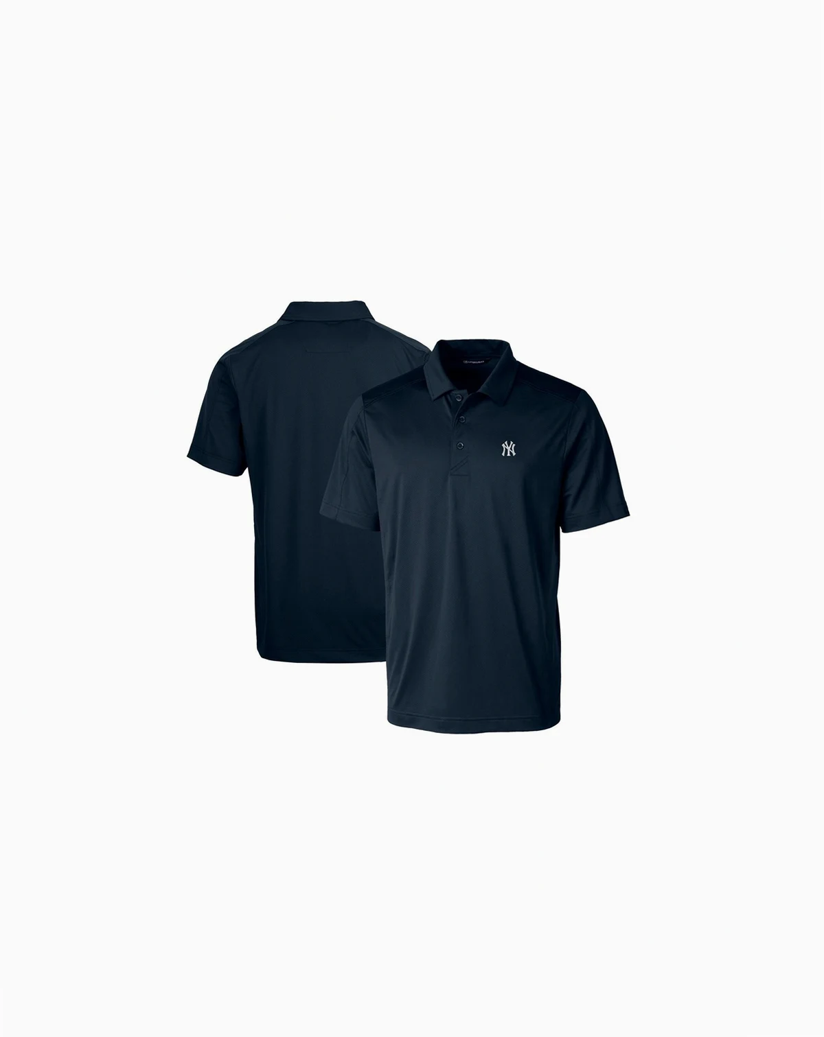 Men's Navy New York Yankees Prospect Textured Stretch Polo