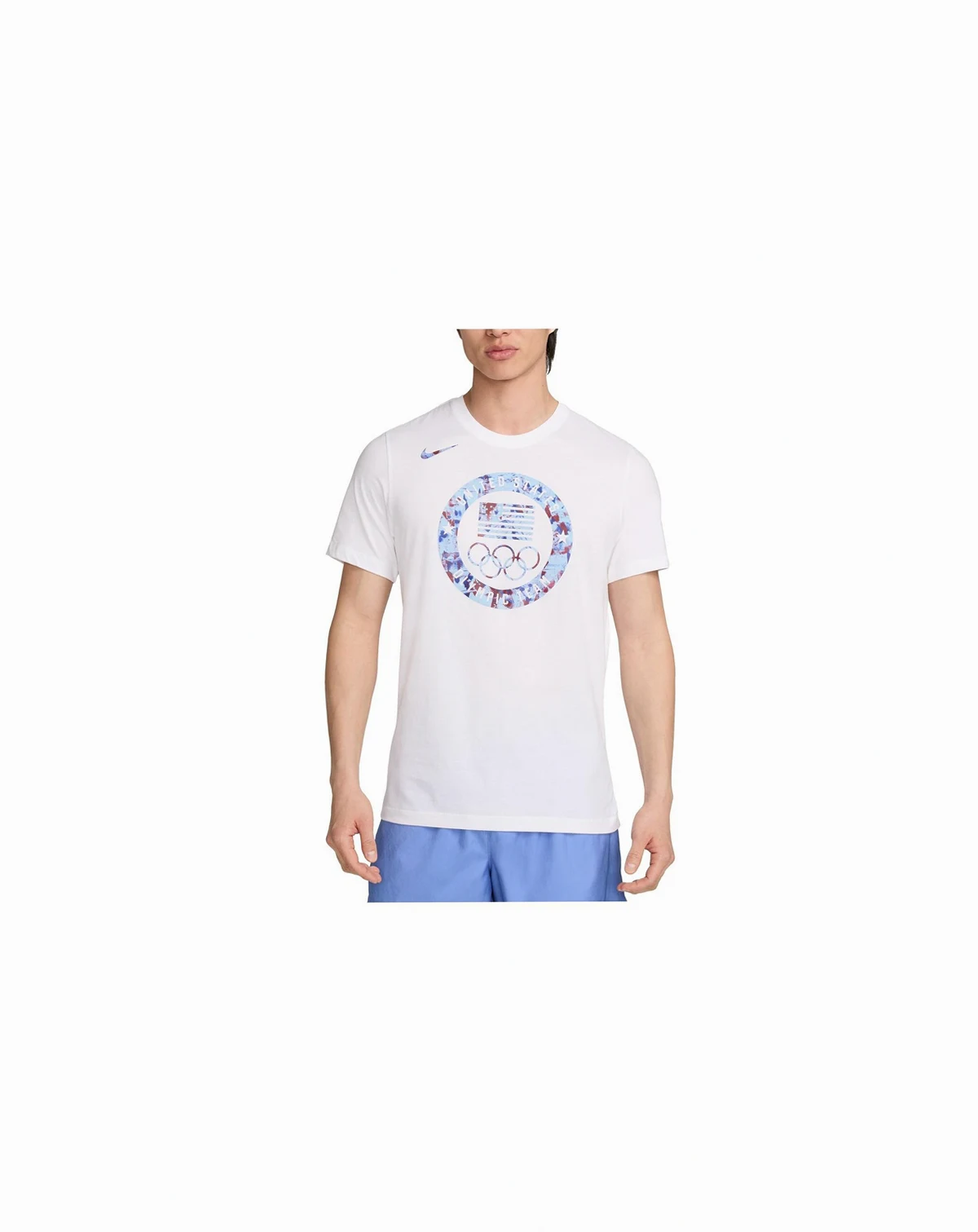 Men's White Team USA Puck Club T-Shirt