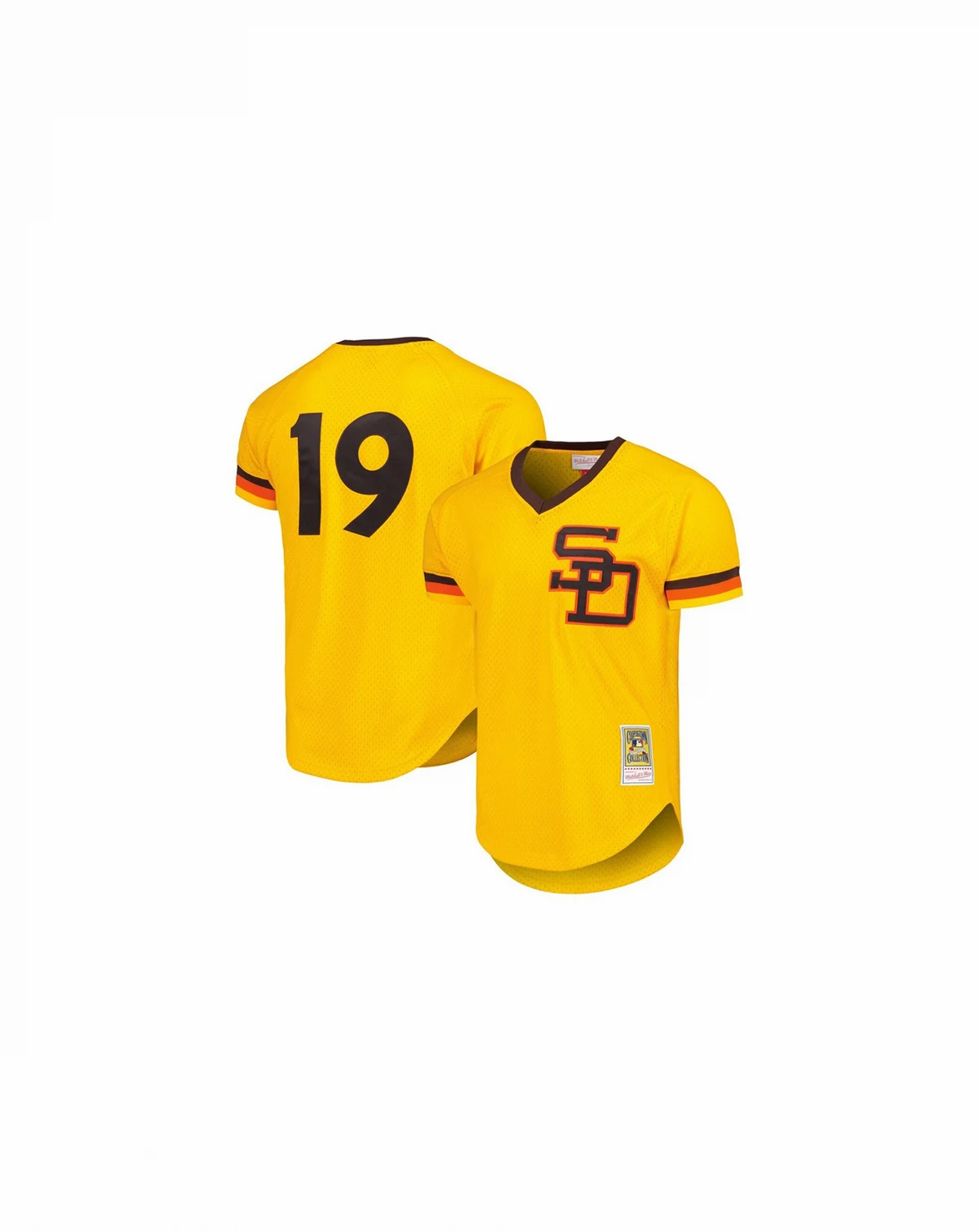 Men's Tony Gwynn Gold San Diego Padres 1982 Authentic Cooperstown Collection Mesh Batting Practice Jersey