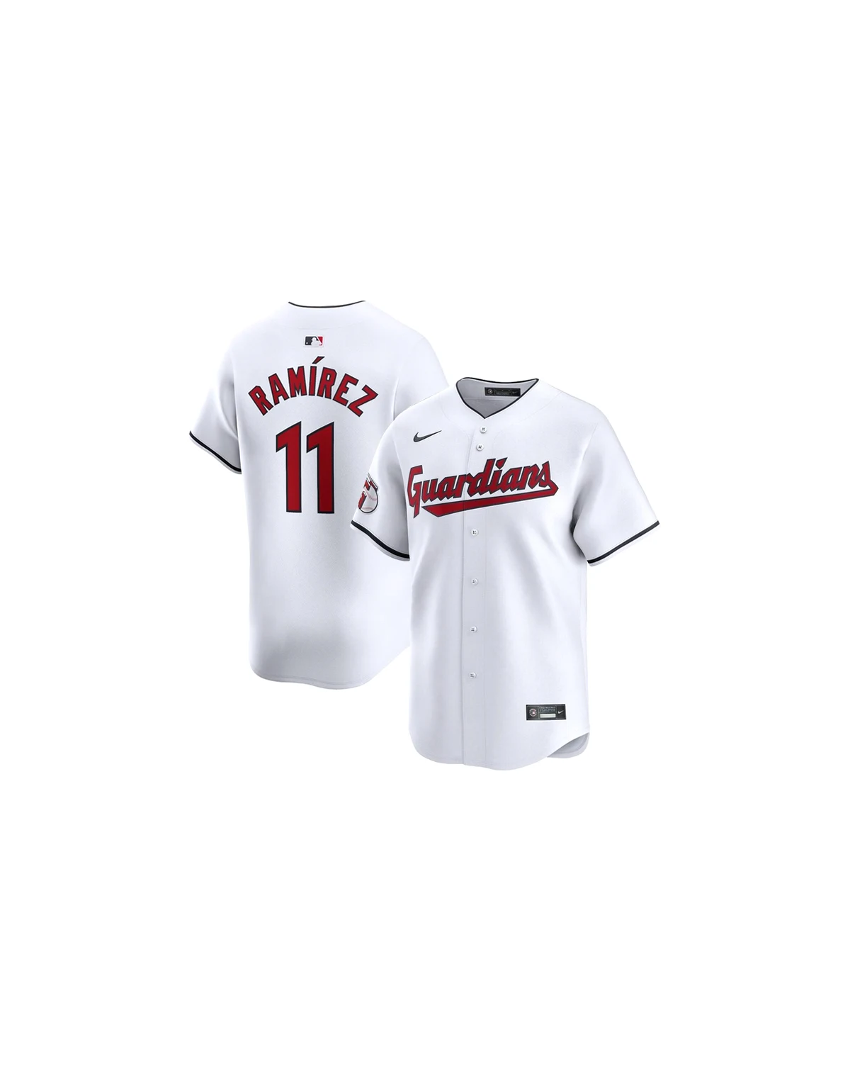 Men's Jose Ramirez White Cleveland Guardians Home Limited Player Jersey