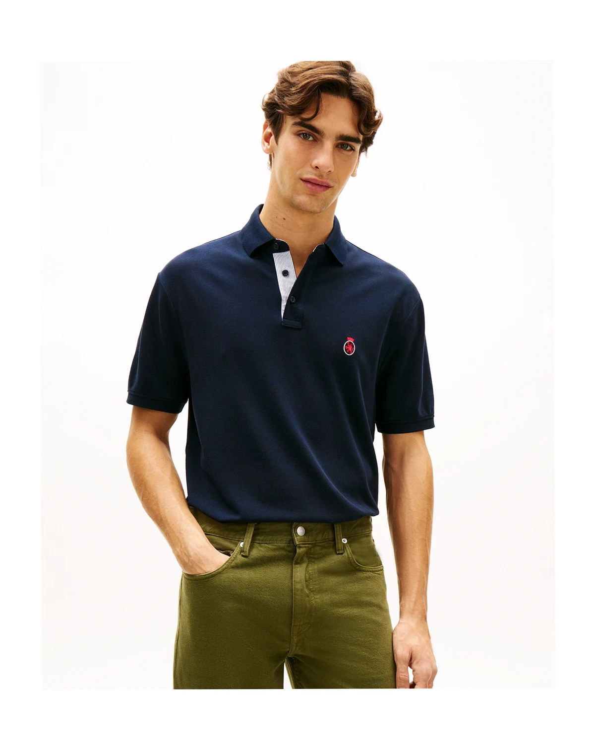 Men's Archive Crest Classic-Fit Polo Shirt