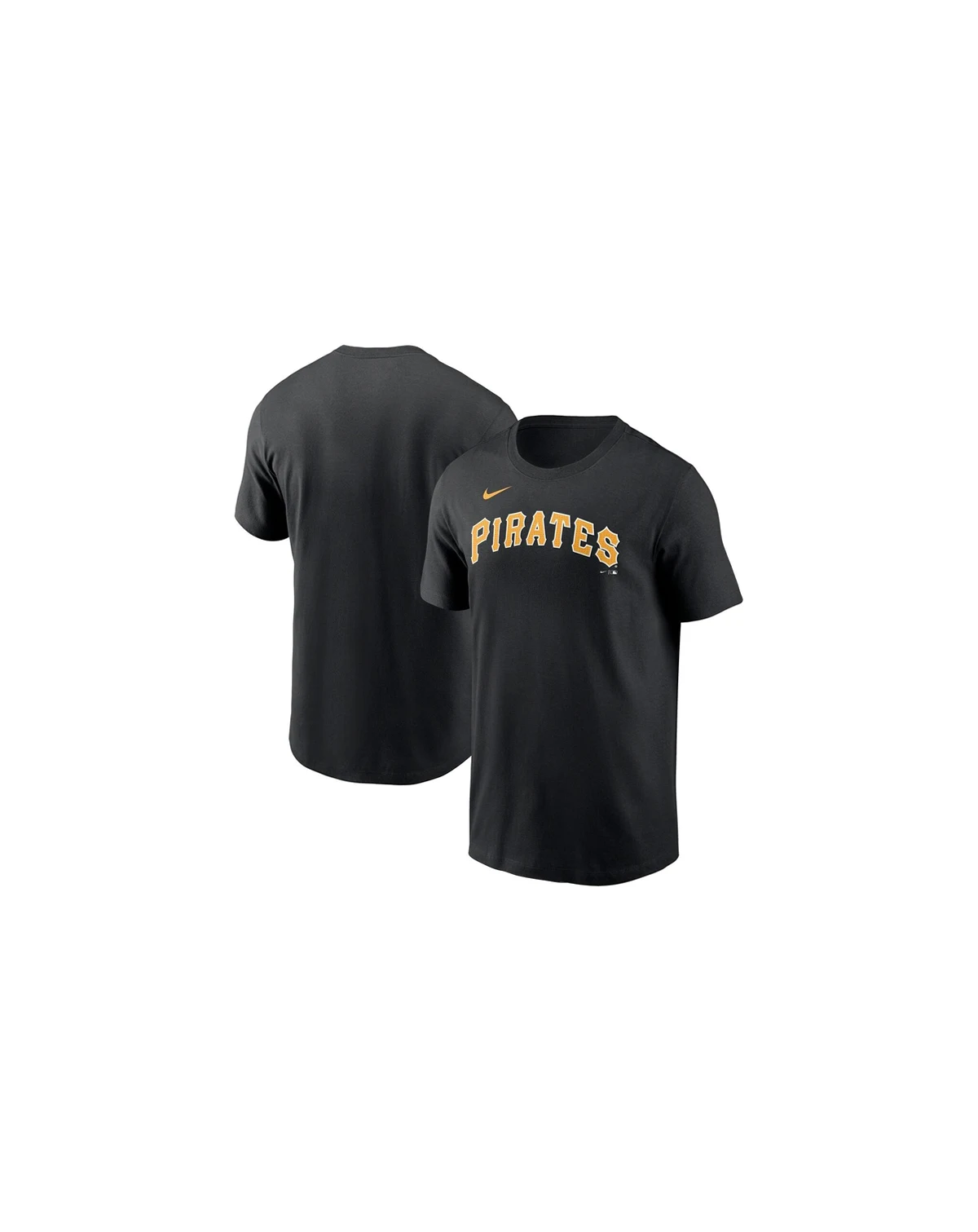 Men's Black Pittsburgh Pirates Fuse Wordmark T-shirt