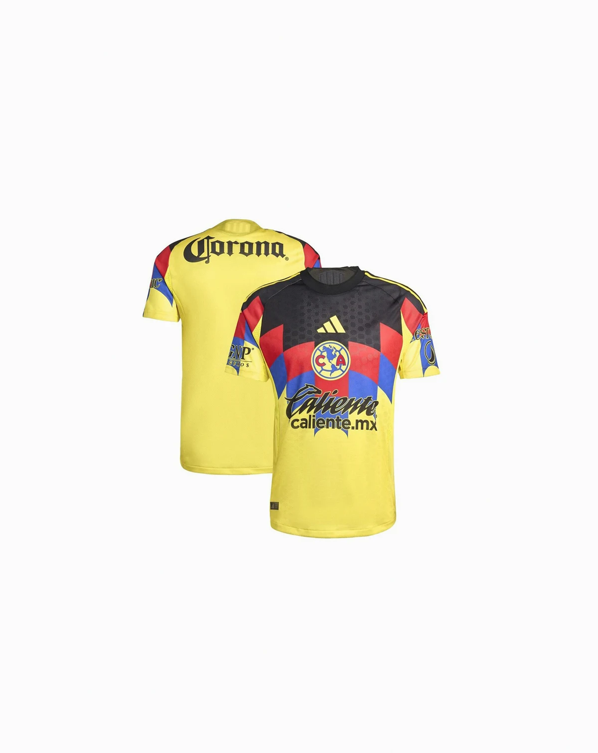 Men's Yellow Club America 2025/26 Home Authentic Jersey