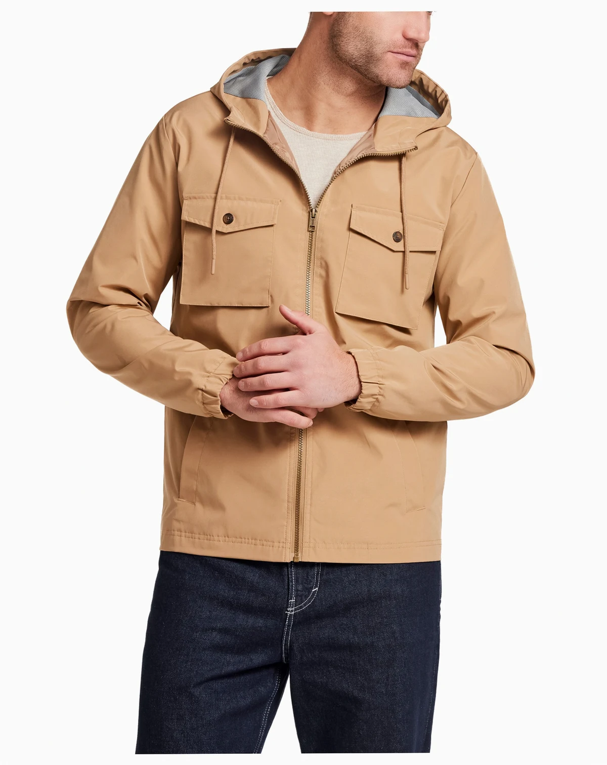 Men's Hooded Safari Jacket