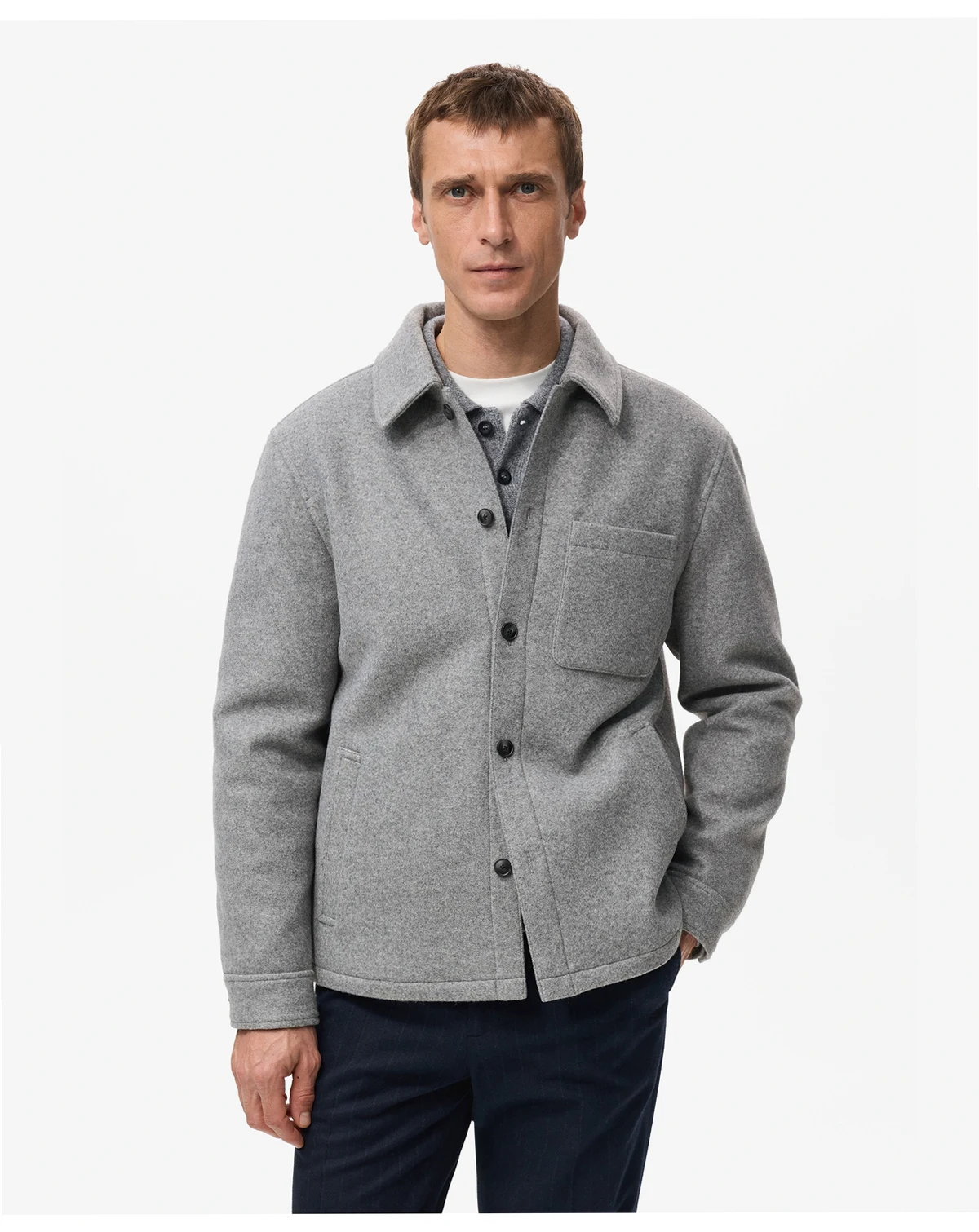 Men's Quilted Cloth Jacket