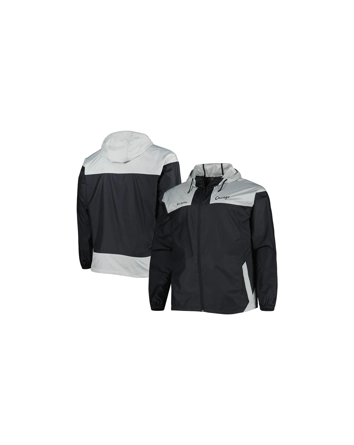 Men's Black Chicago White Sox Flash Forward Challenger Omni-Shade Full-Zip Windbreaker