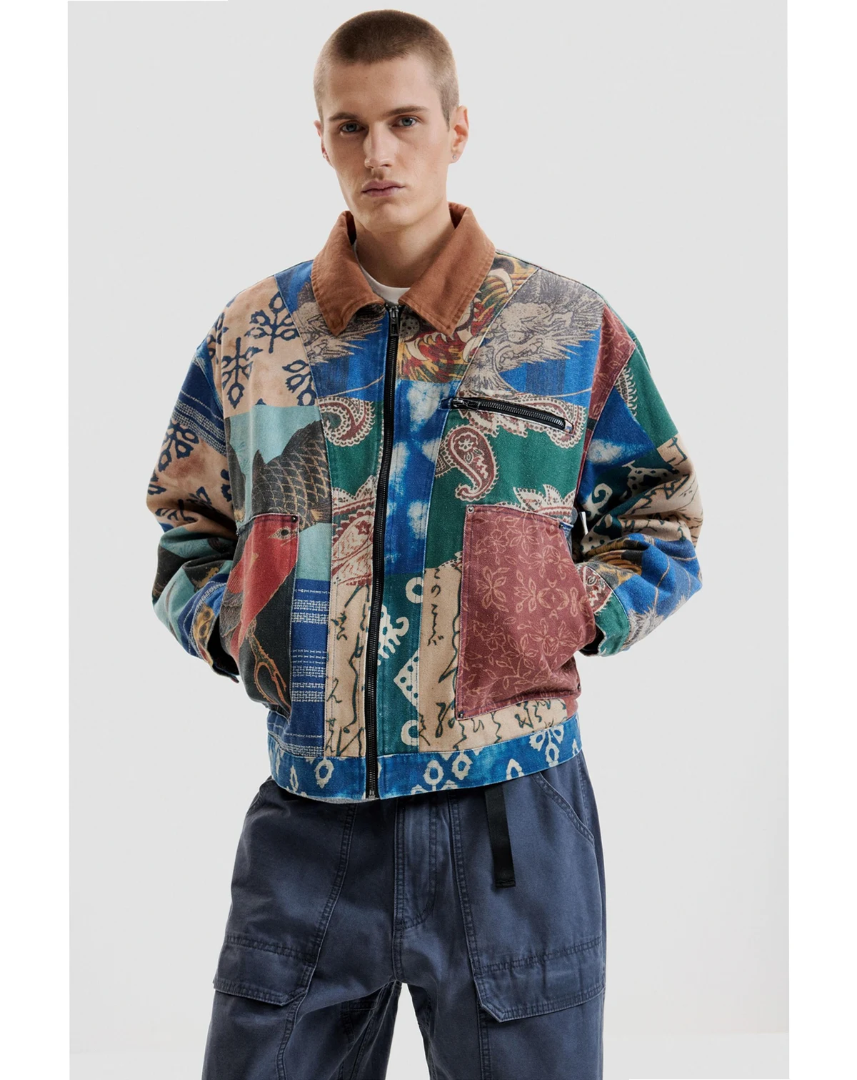 Men's Patchwork Jacket