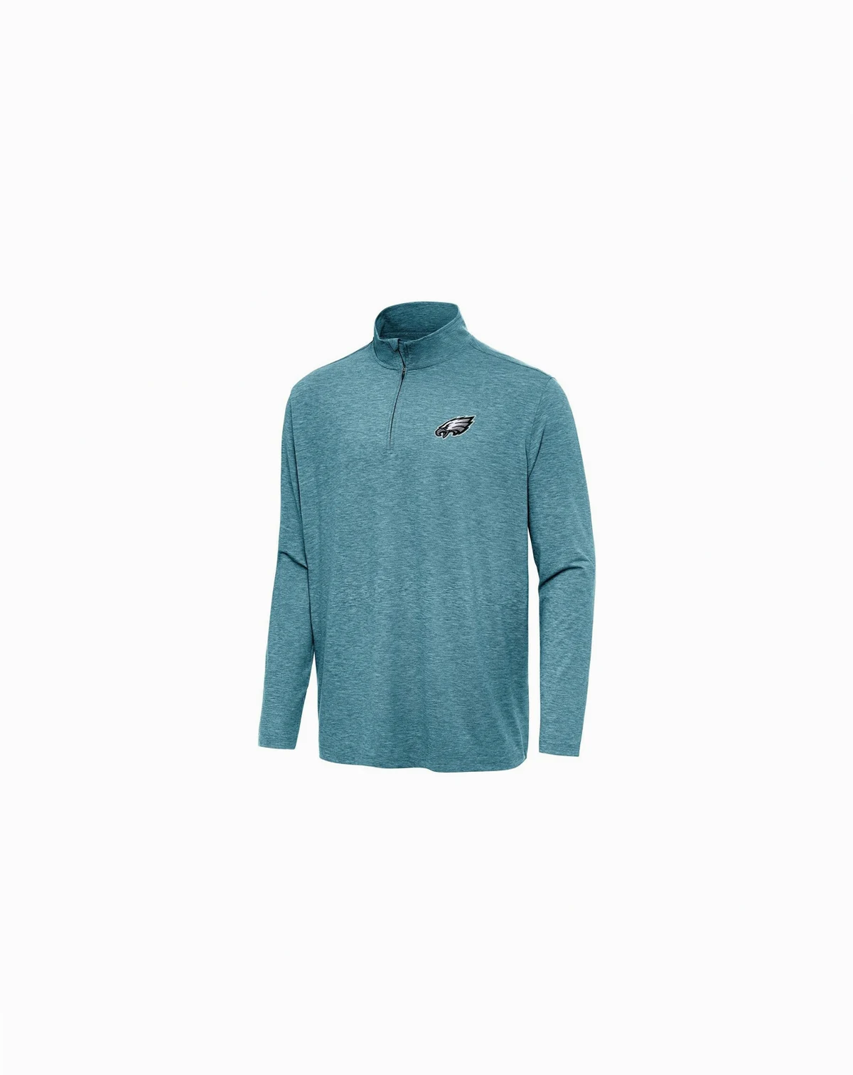 Men's Heather Midnight Green Philadelphia Eagles Hunk Quarter-Zip Jacket