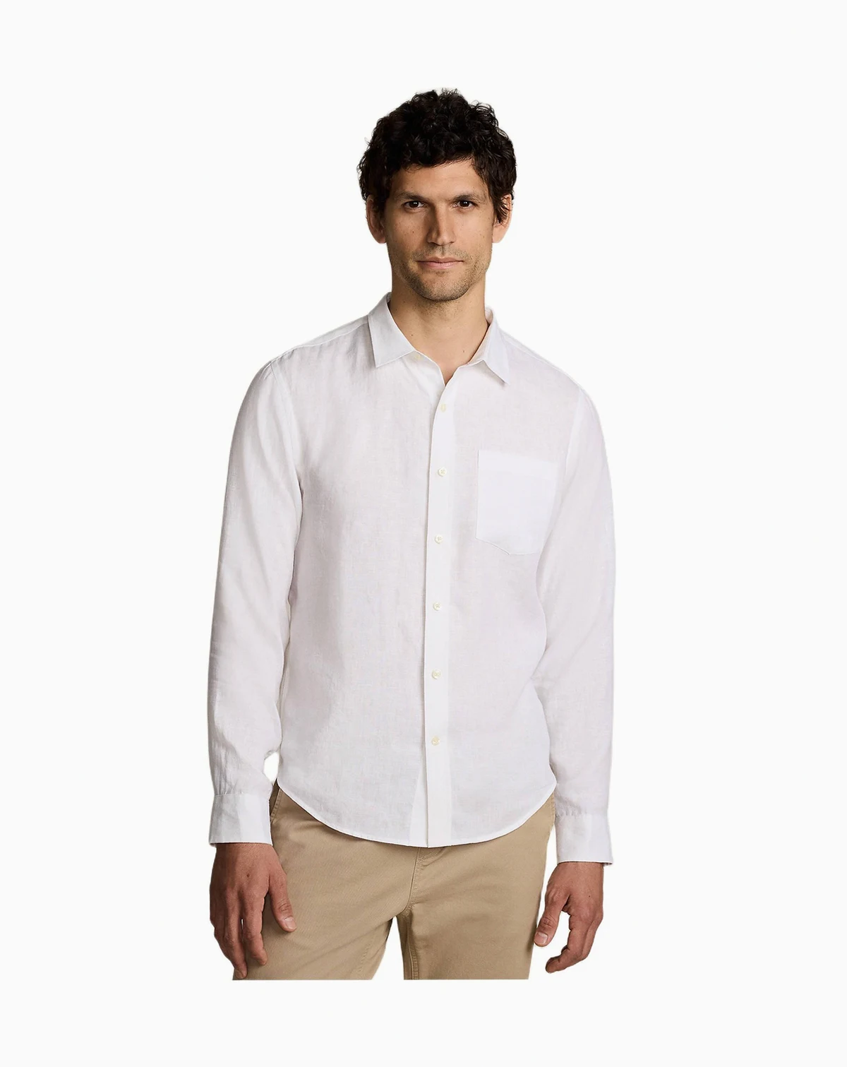 Men's Long Sleeve Linen Shirt