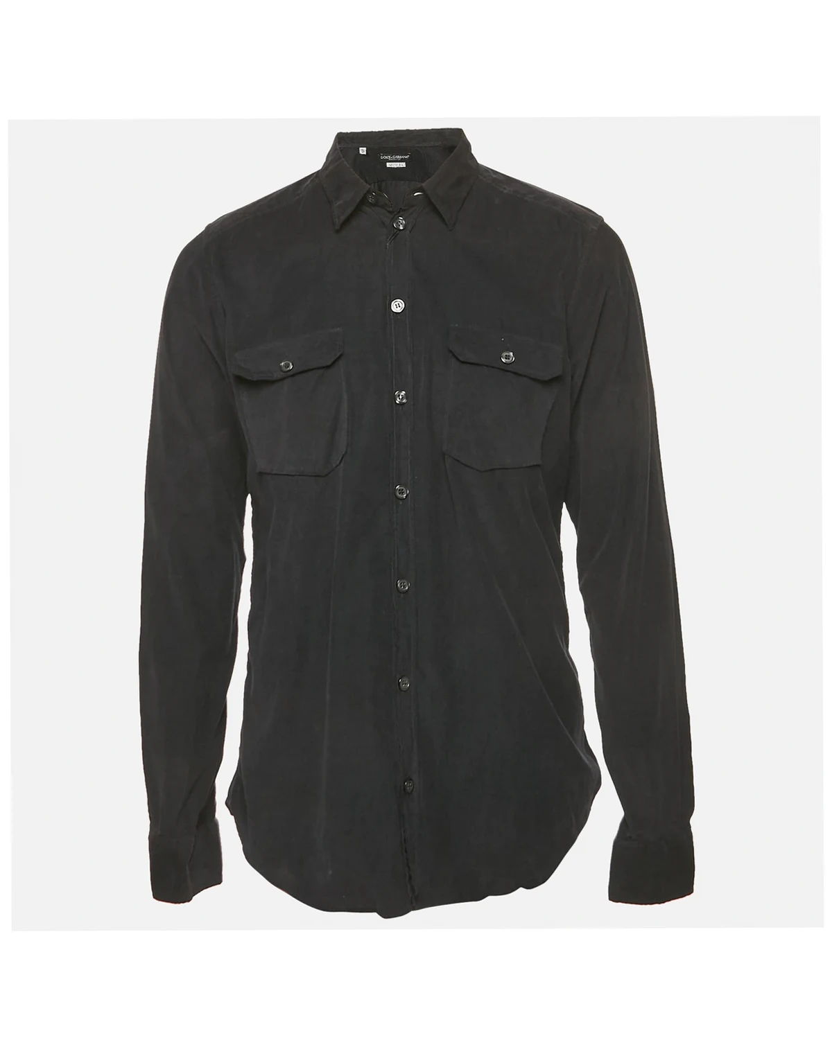 Men's Black Corduroy Silica Shirt