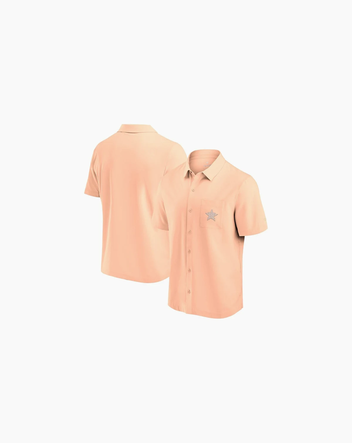 Men's Light Pink Houston Astros Front Office Button-Up Shirt