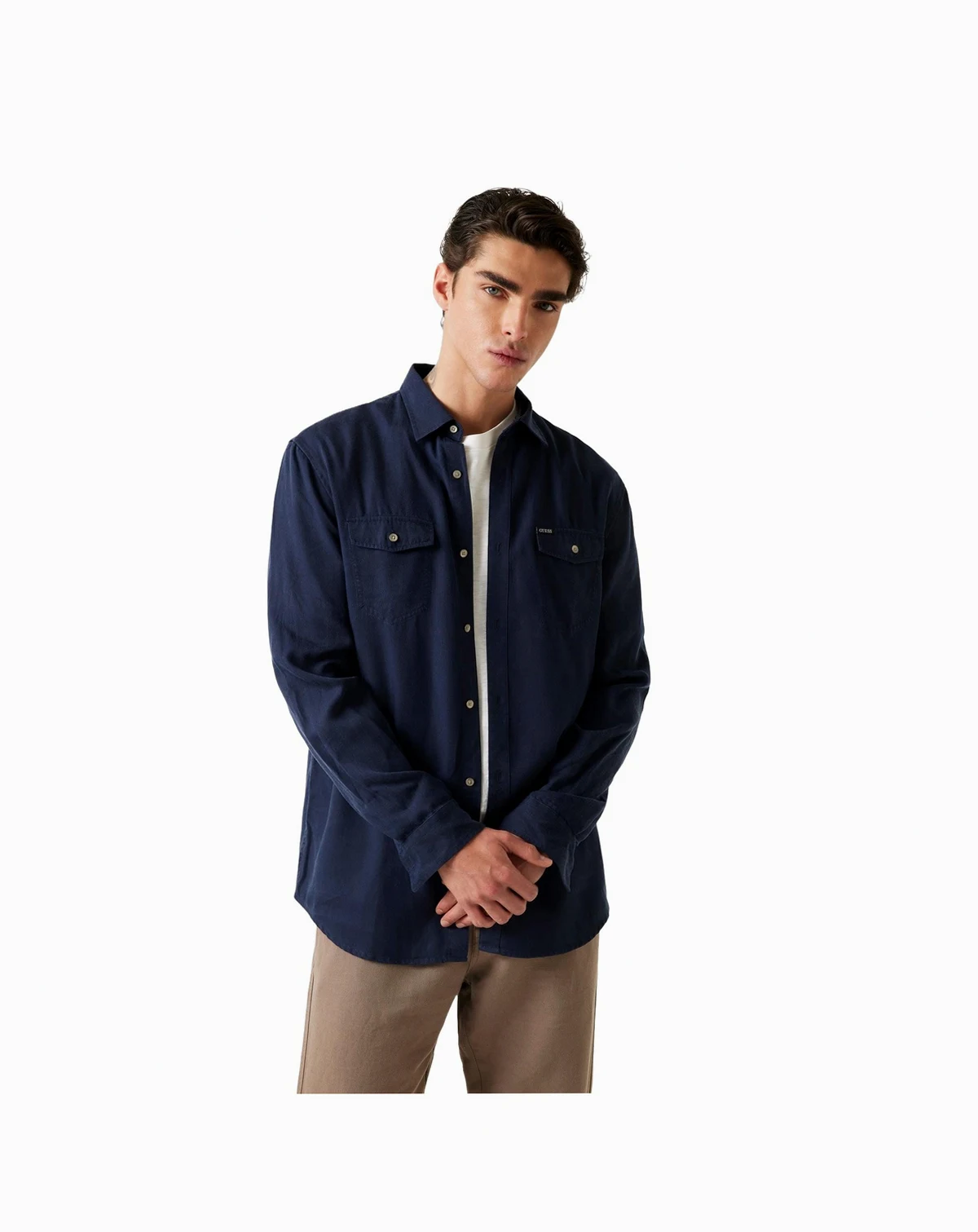 Men's Washed Fluid Shirt