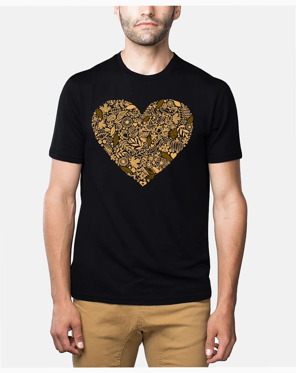 Men's Fall Vibes Premium Blend Word Art T-Shirt