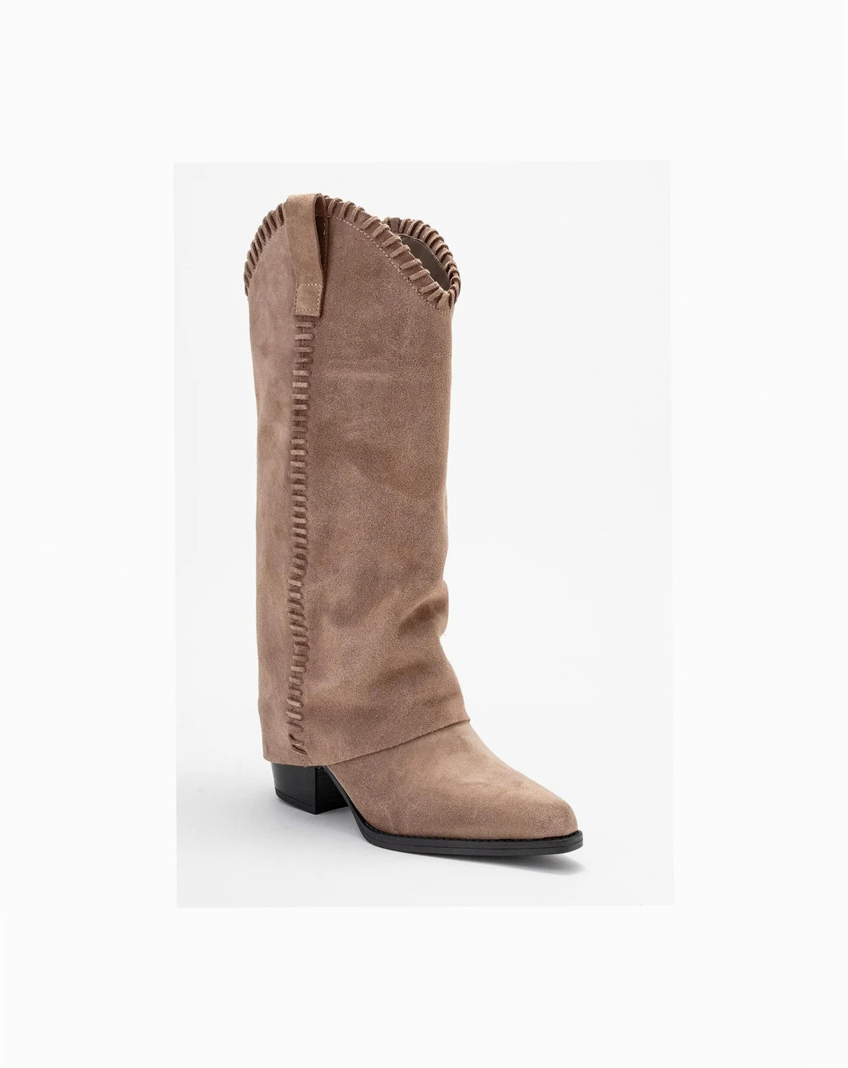 Clementina Leather Western Boot